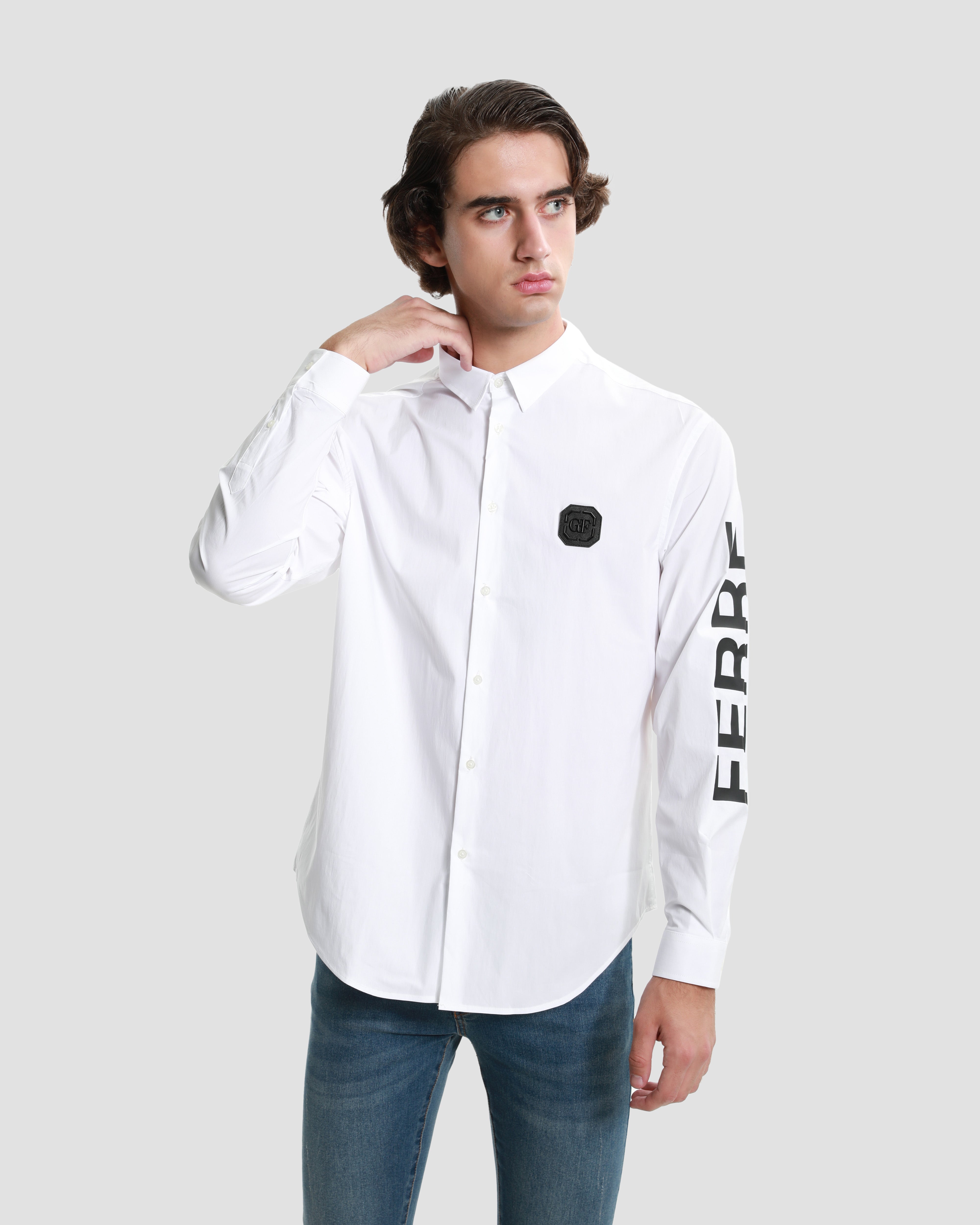 バンフ、レイクル. イーズさま　GIANFRANCO FERRE 長袖シャツ Men Shirt – Gianfranco Ferré