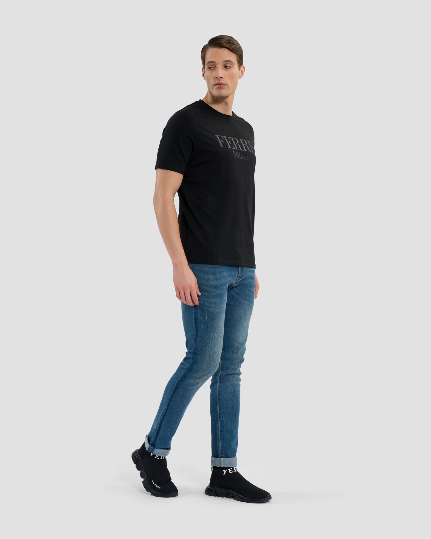 Subtle Metallic Print T-Shirt