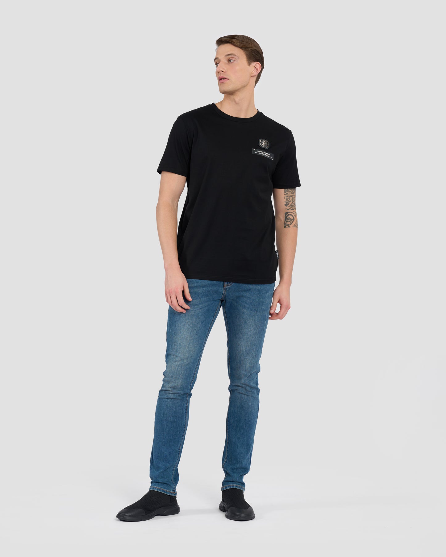 Metal Monogram Patched T-Shirt