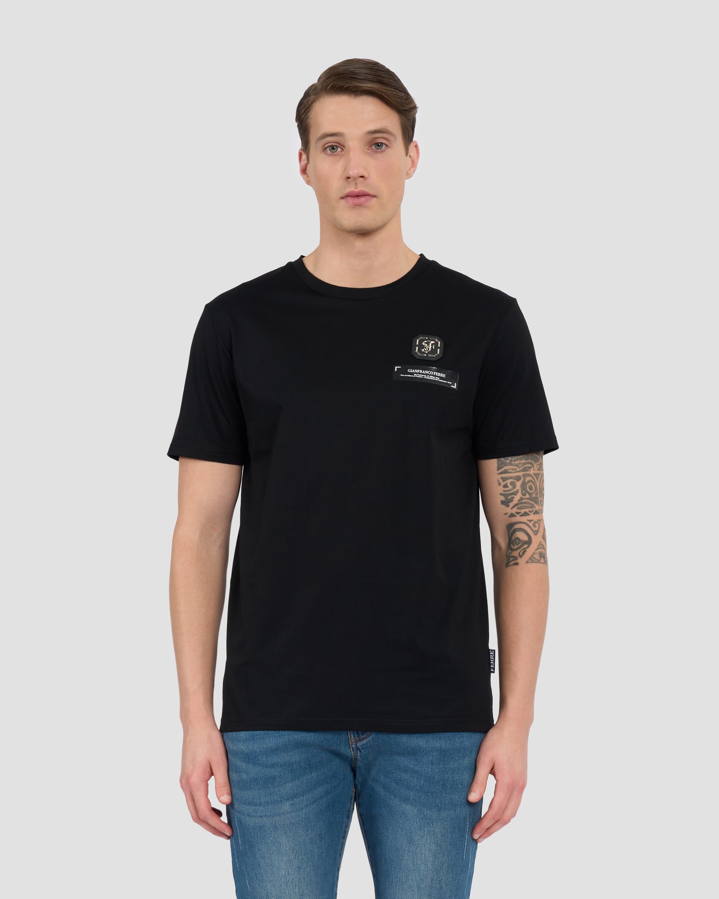 Metal Monogram Patched T-Shirt
