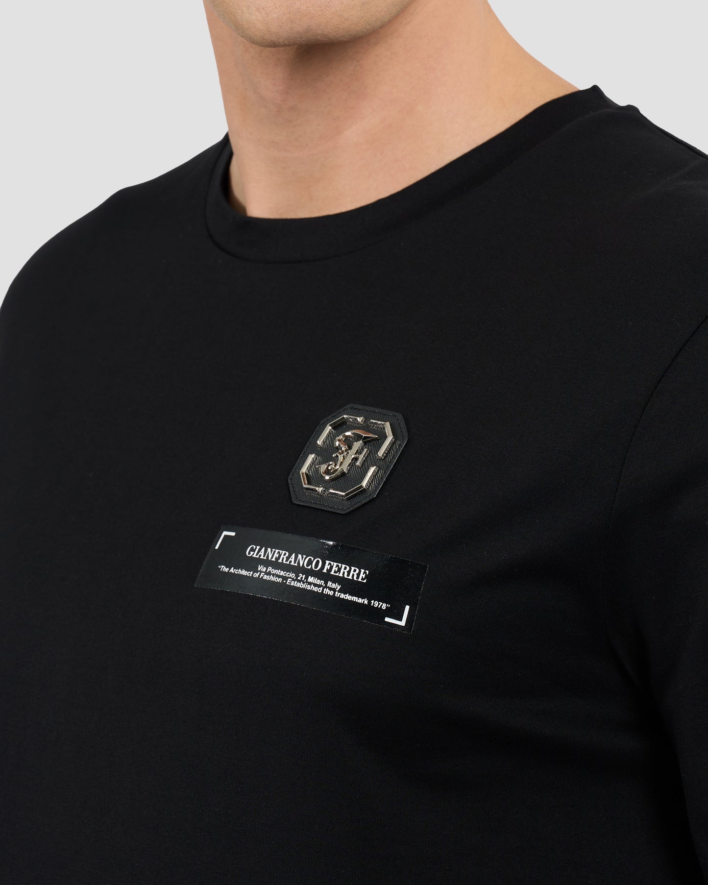 Metal Monogram Patched T-Shirt