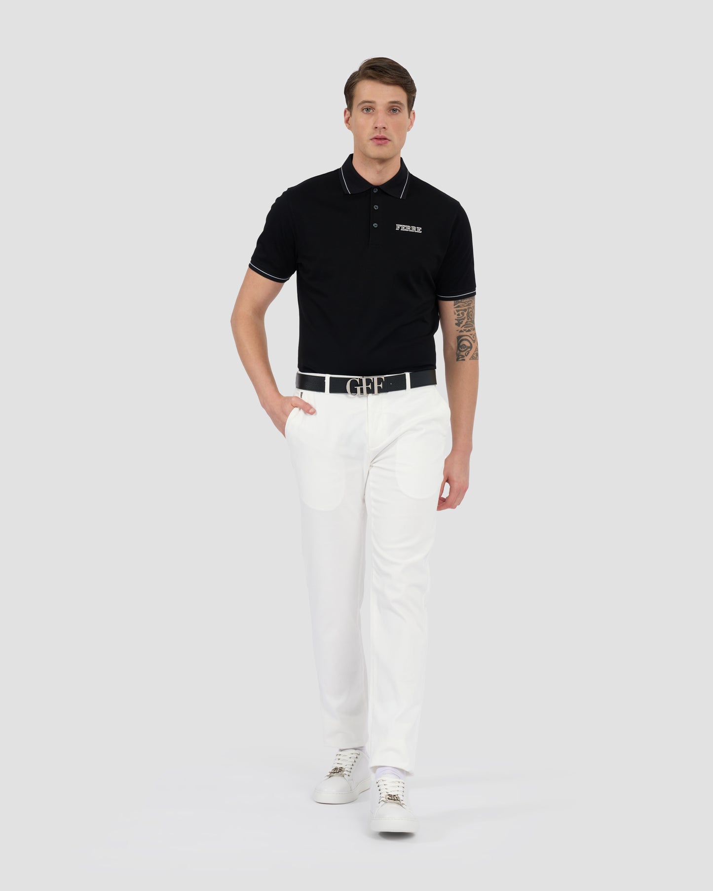 Ferré Print Polo Shirt