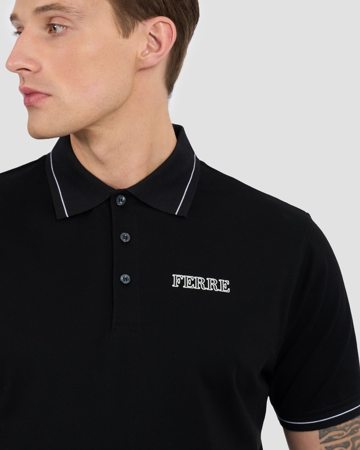 Ferré Print Polo Shirt