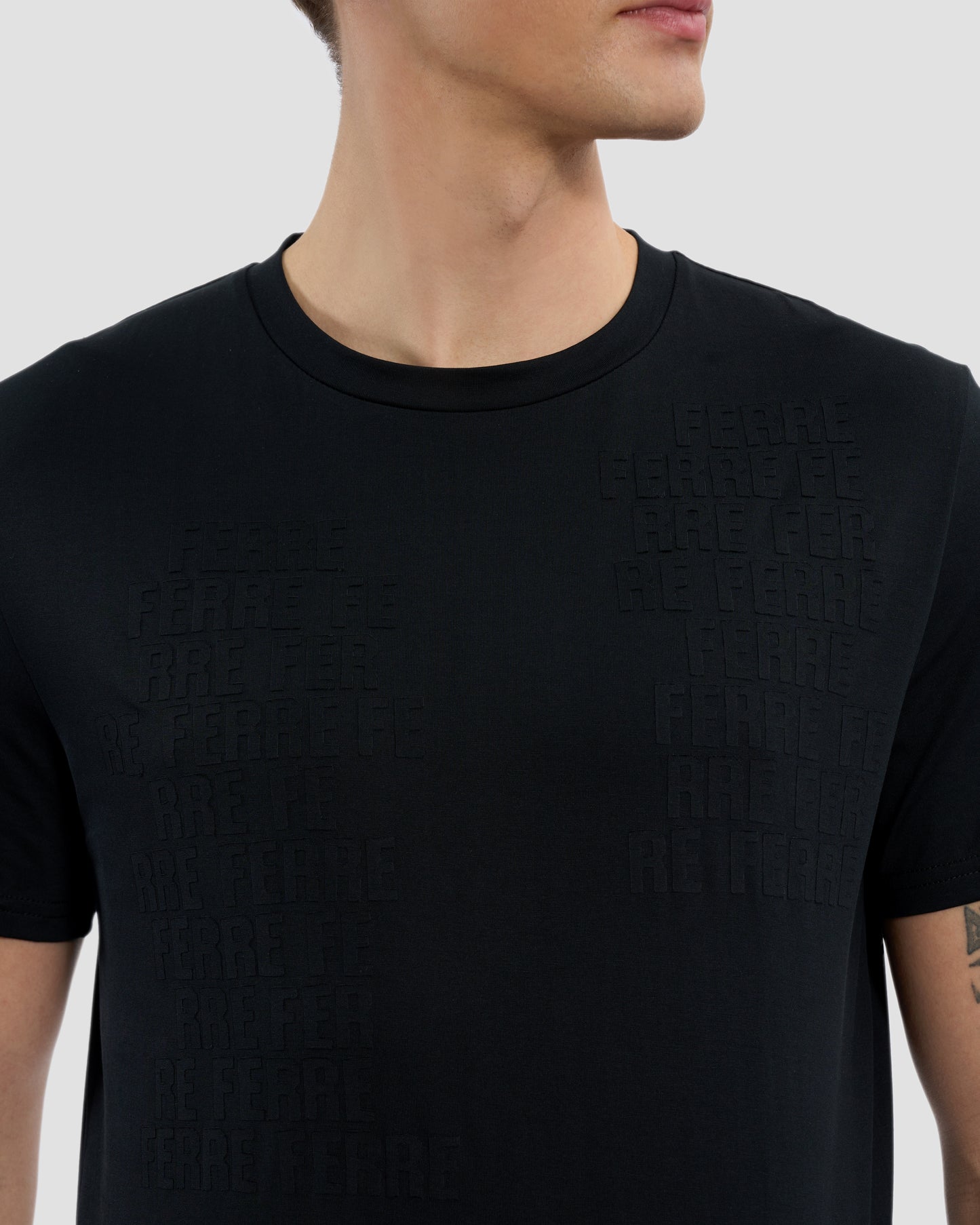 Monochrome Ferré Embellished T-Shirt
