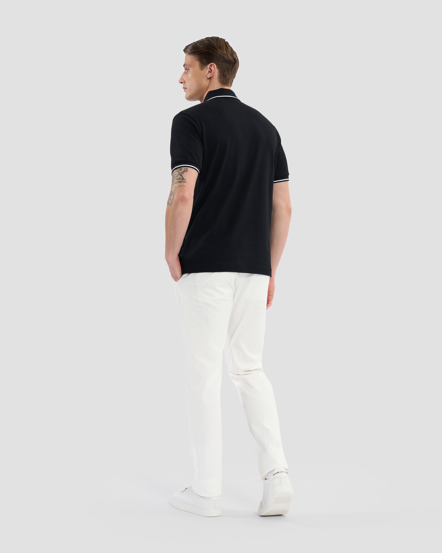Silicone Patched Polo Shirt