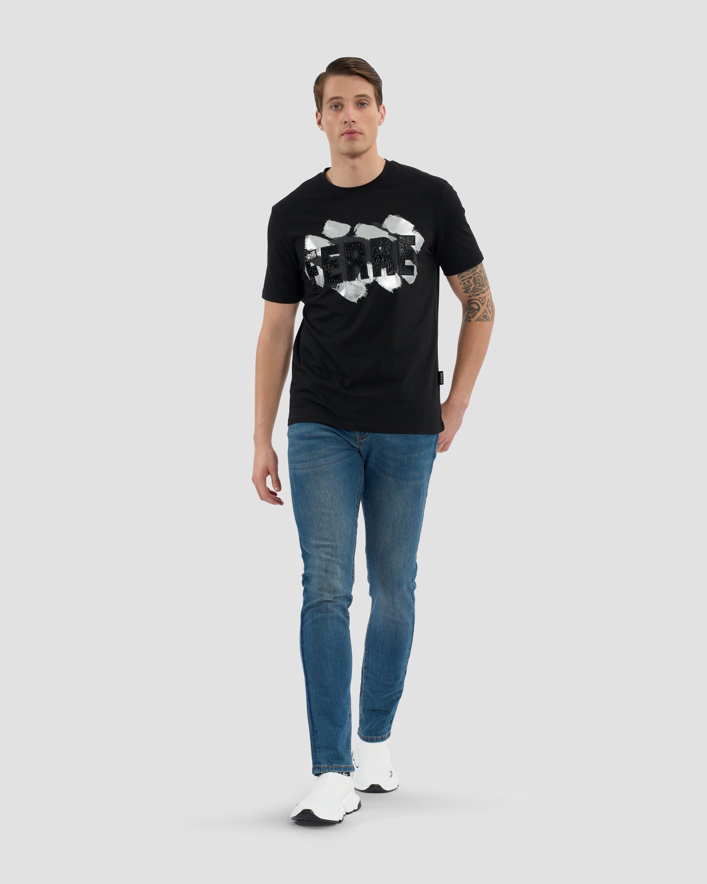 Ferré Patched Graphic T-Shirt