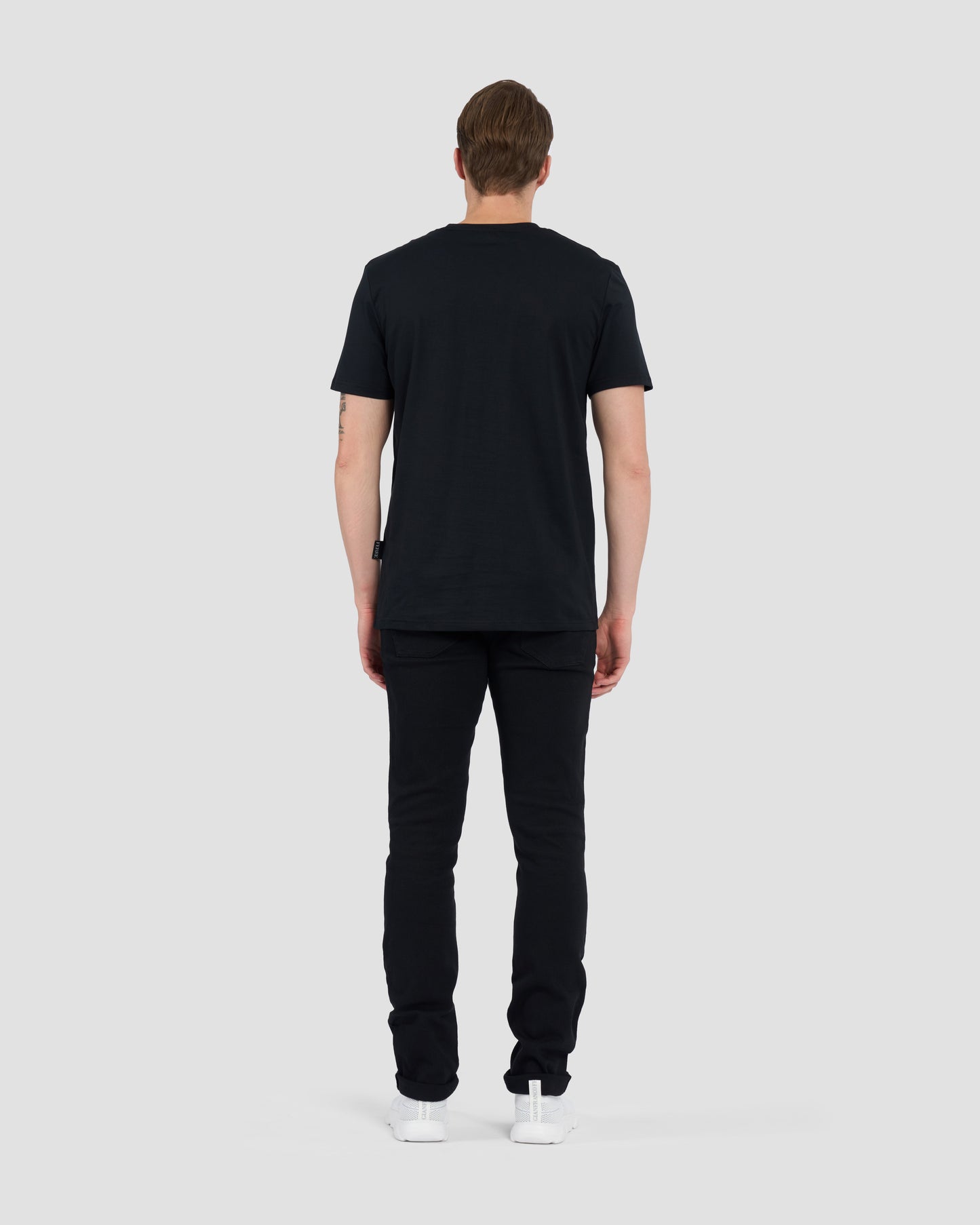 Contrast Gothic Print T-Shirt