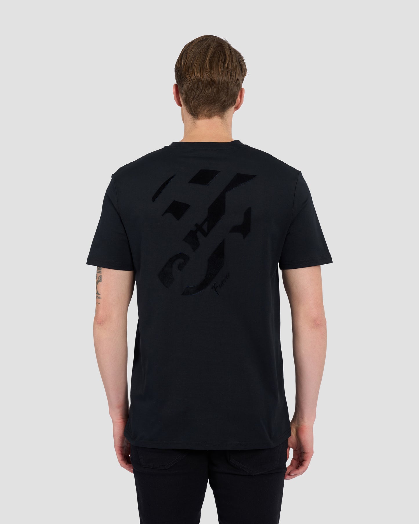 Flock Gothic Printed Back T-Shirt