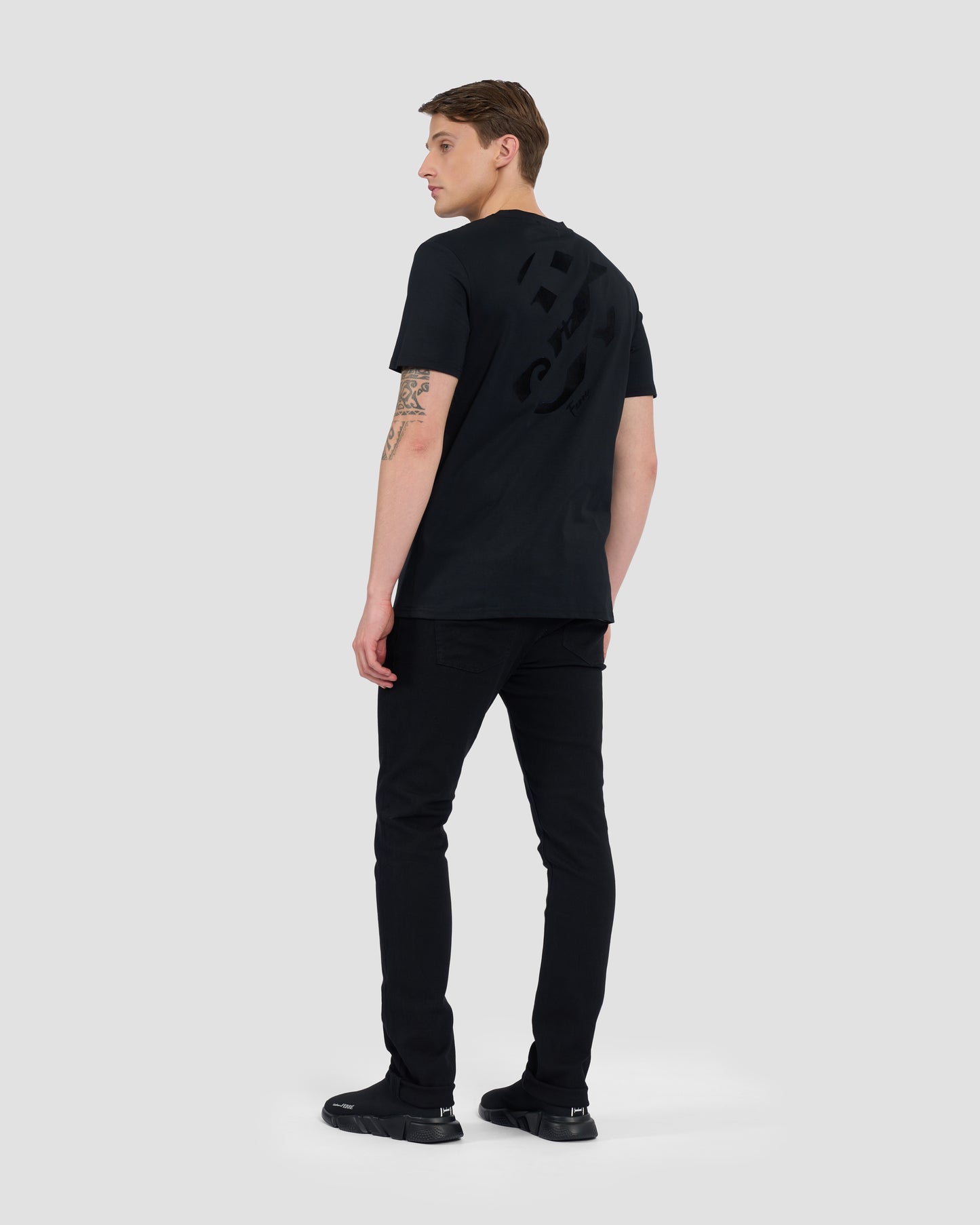 Flock Gothic Printed Back T-Shirt