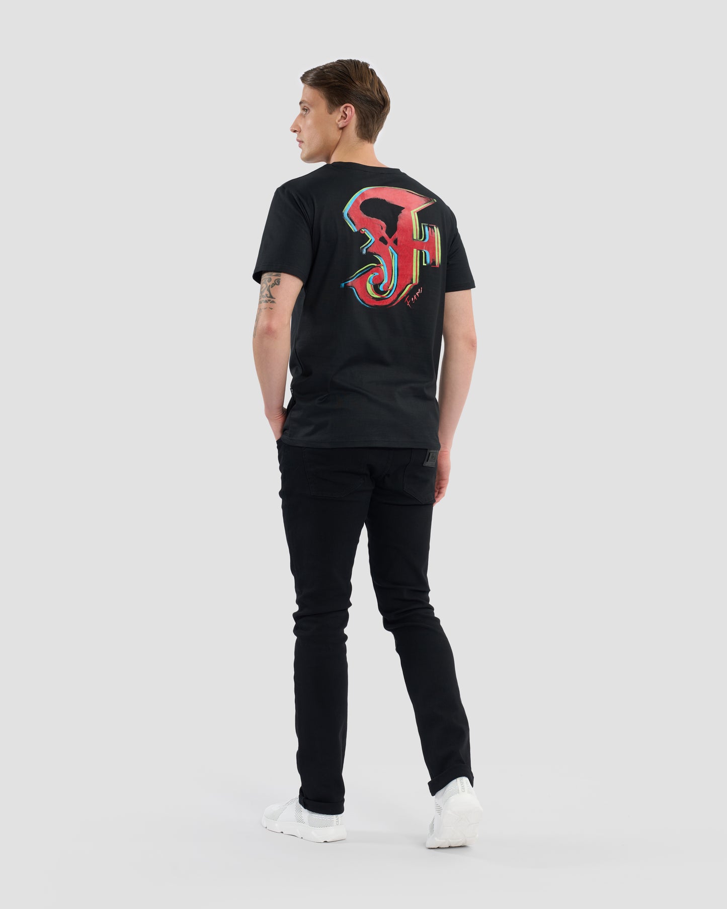 Gothic Ferré Back Printed T-Shirt