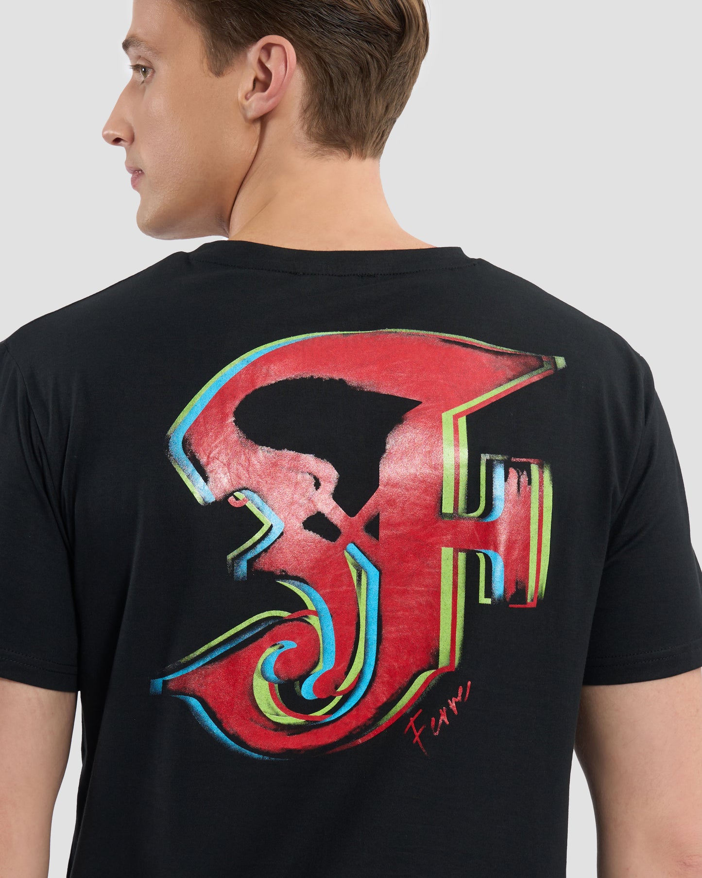 Gothic Ferré Back Printed T-Shirt