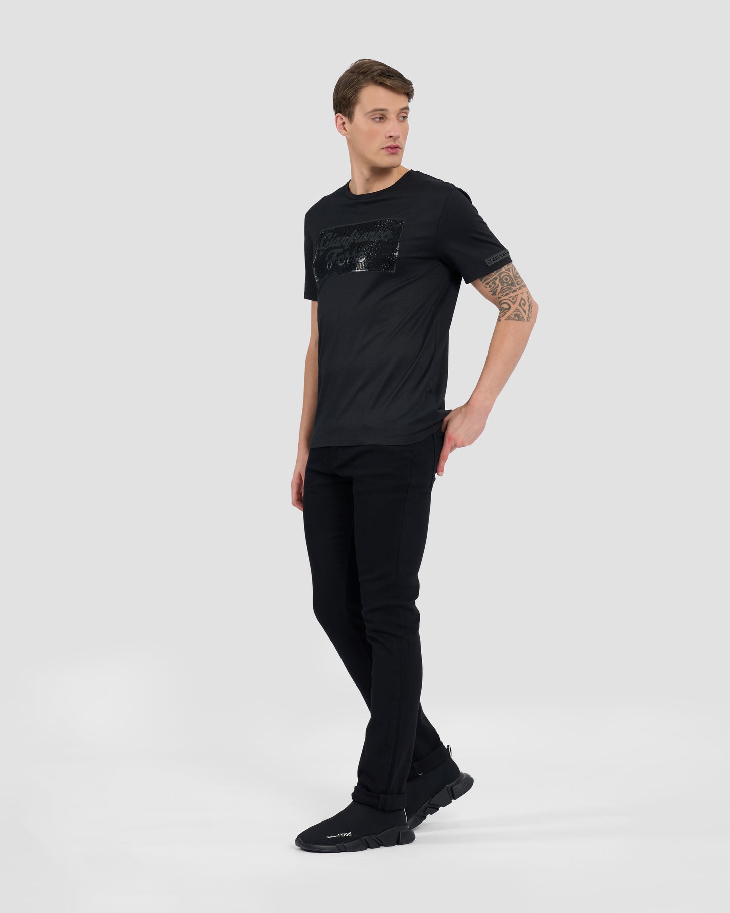 Rhinestones Branding T-Shirt