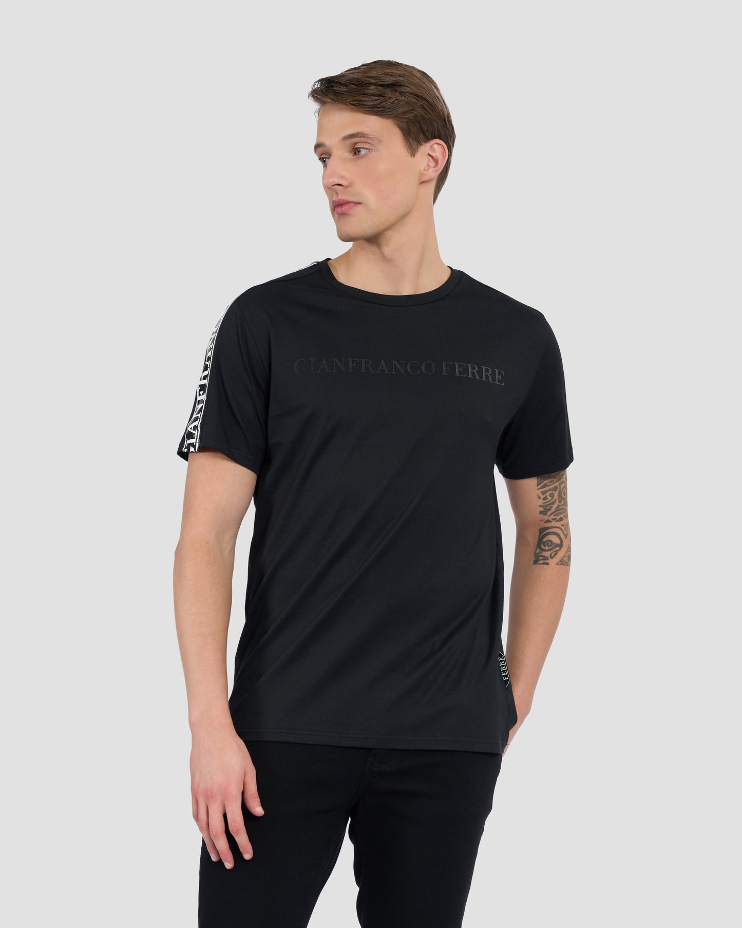Brand Taping Print T-Shirt