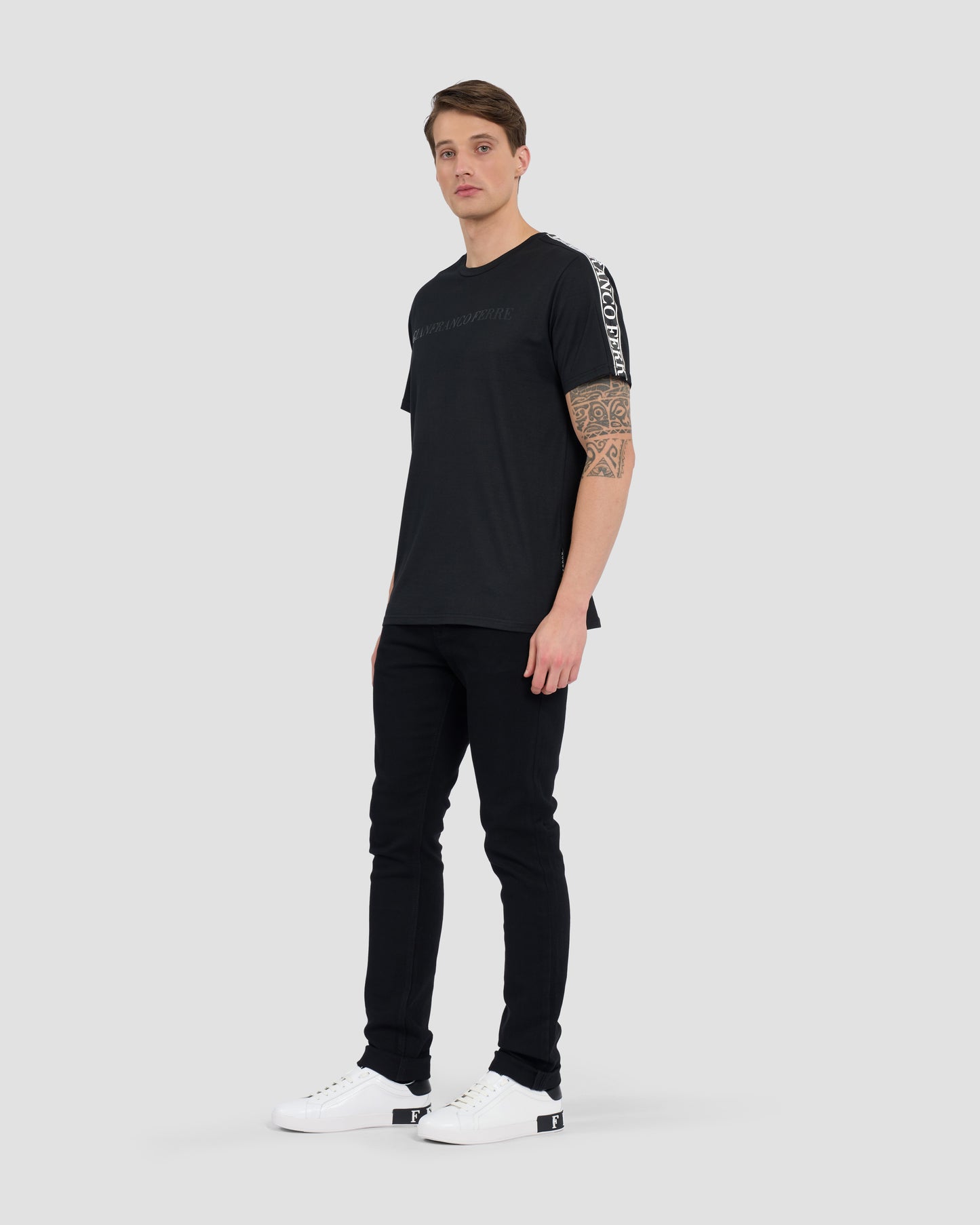 Brand Taping Print T-Shirt