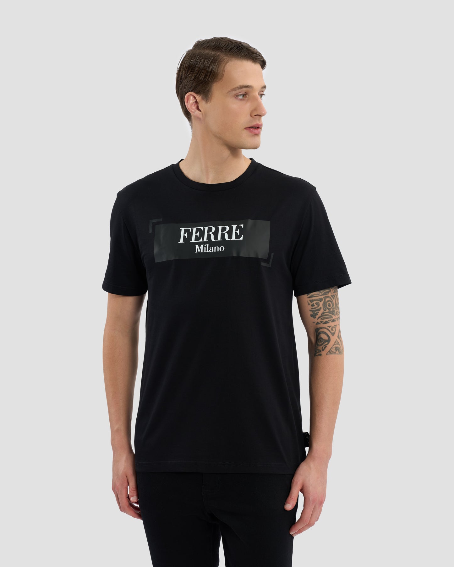 Ferré Milano Printed Front T-Shirt