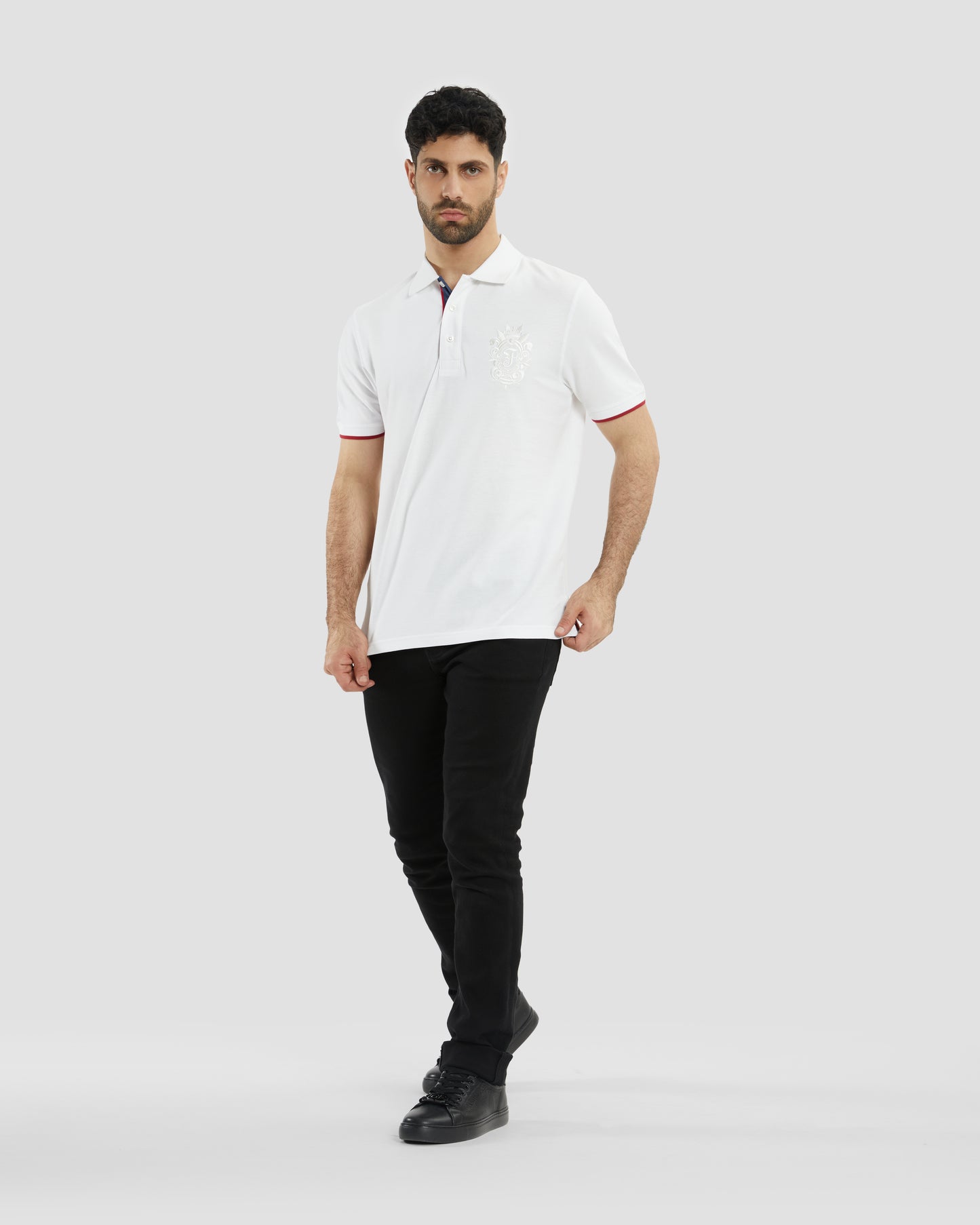 Imperial Logo Embroidered Polo Shirt