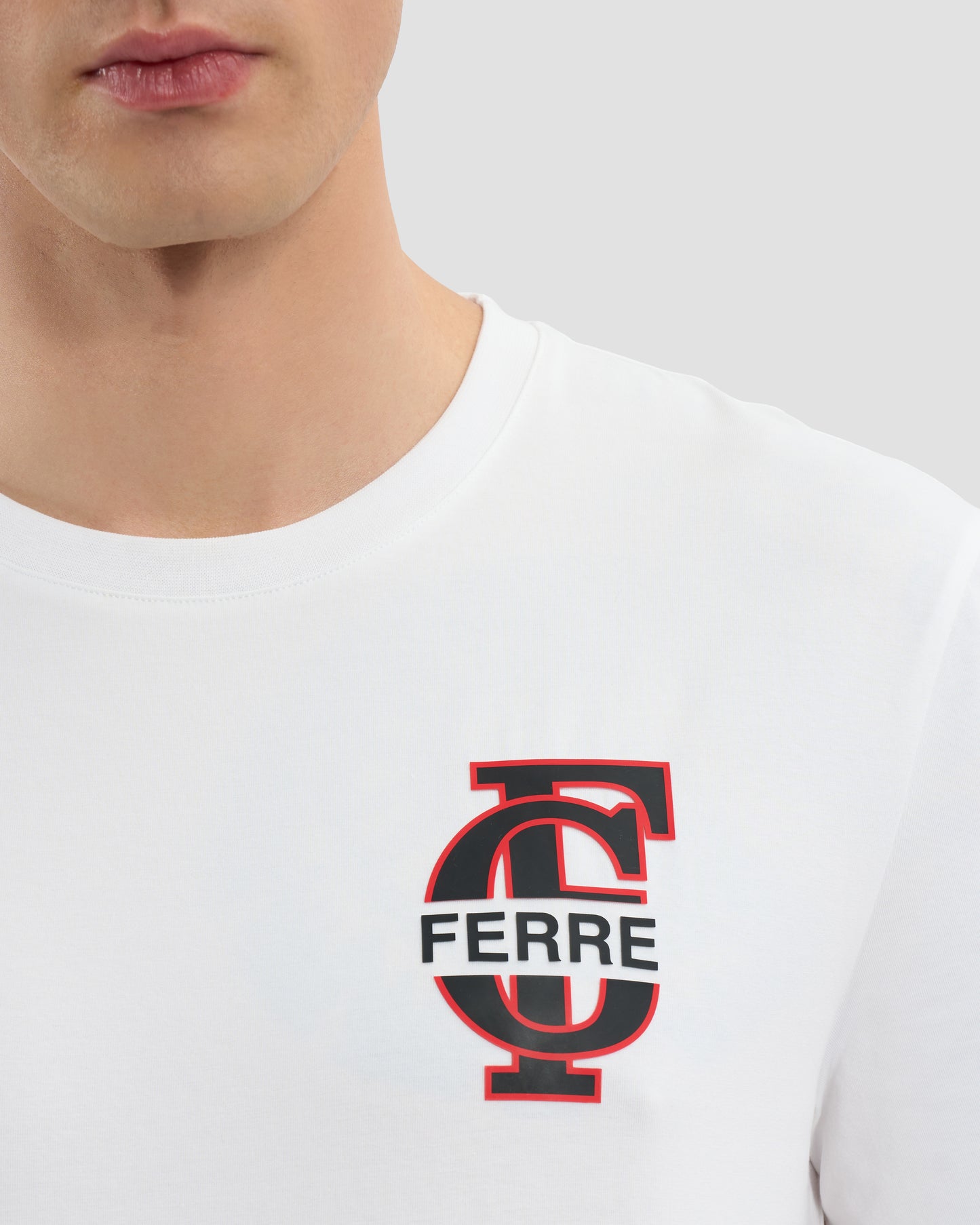 Ferré Printed Chest T-Shirt