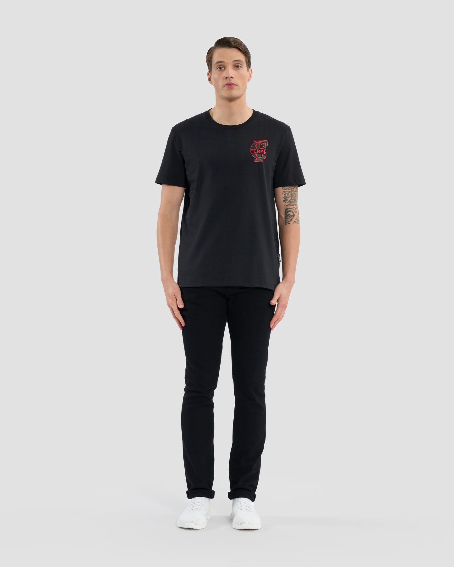 Ferré Printed Chest T-Shirt