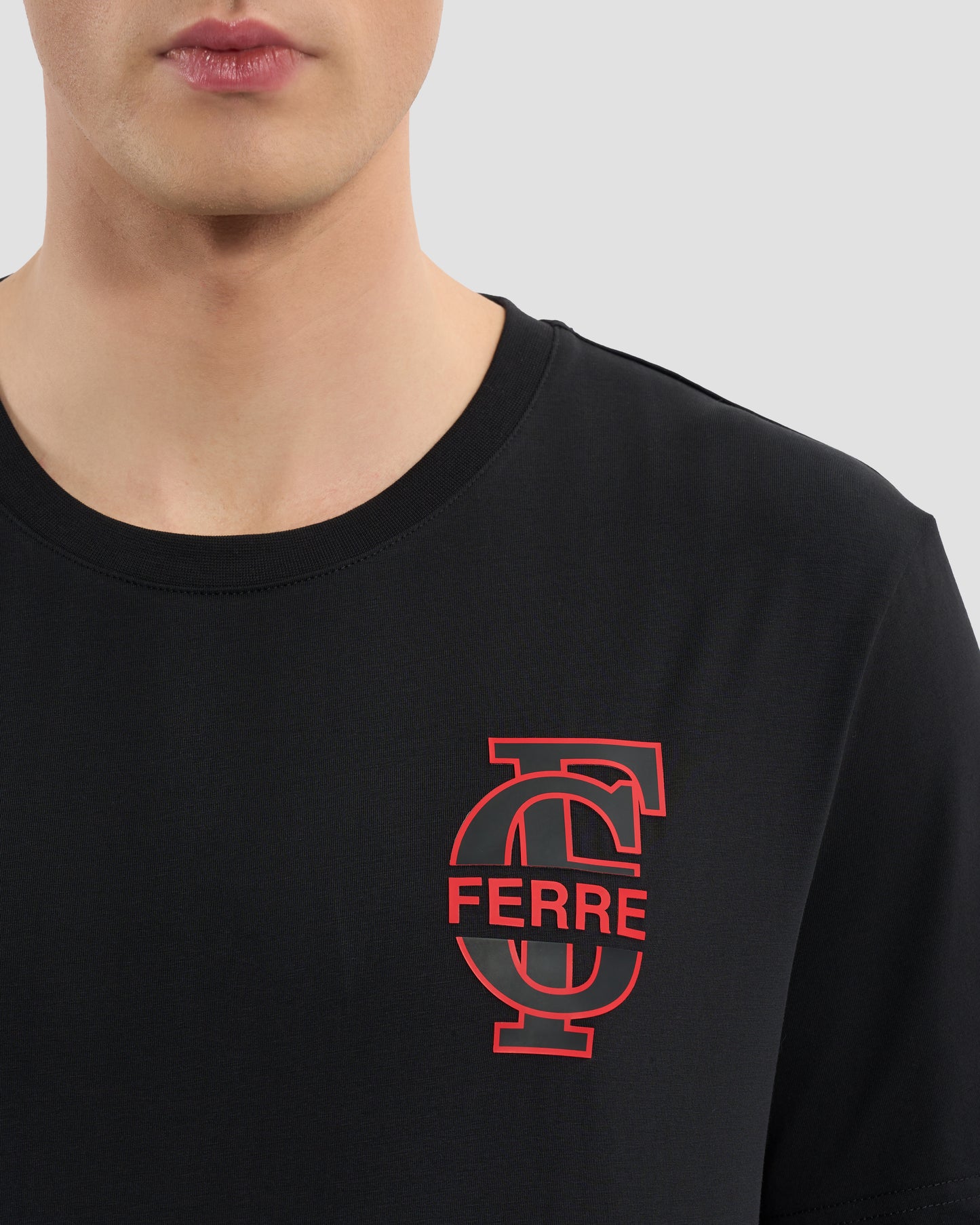 Ferré Printed Chest T-Shirt