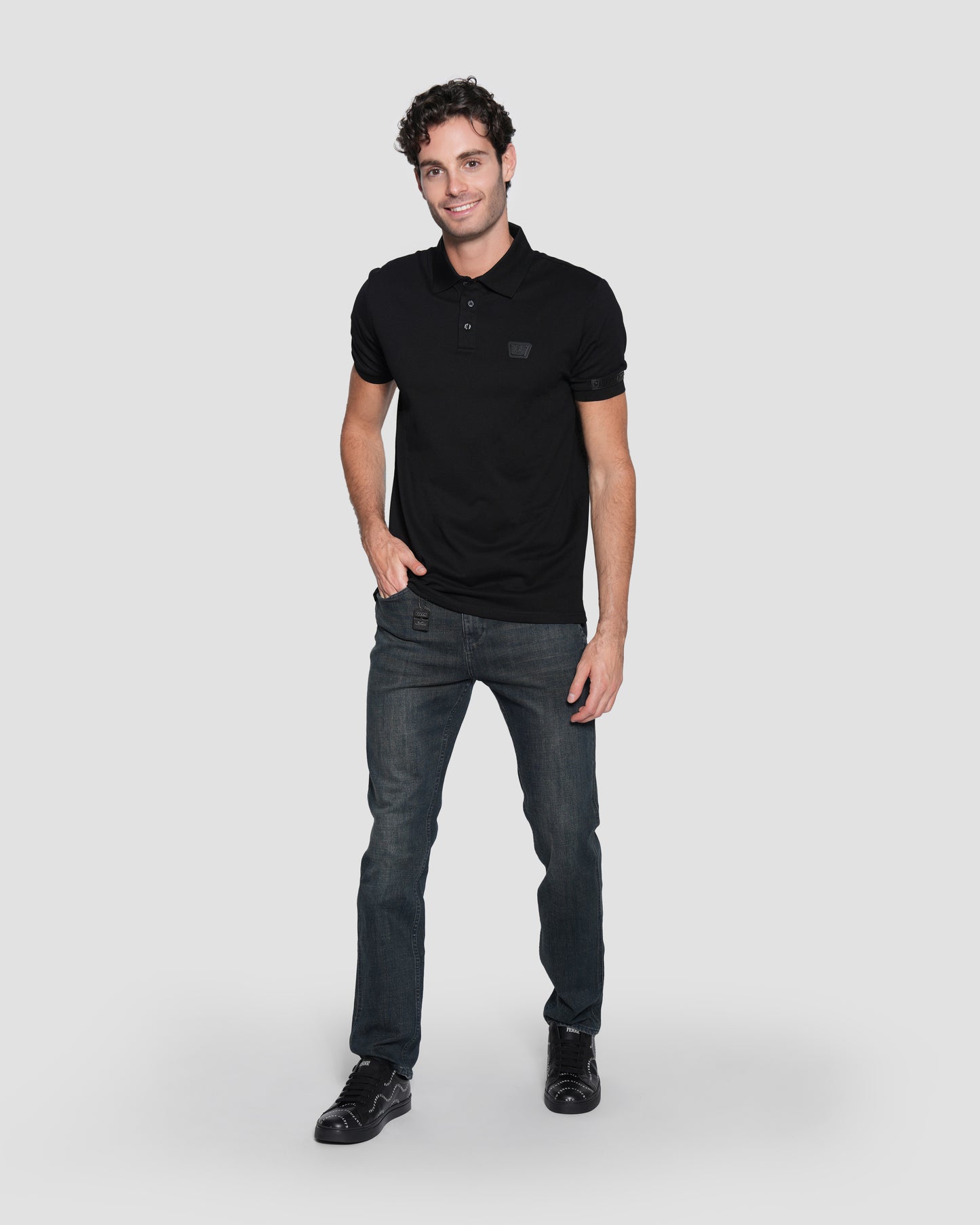 Logo-Plaque Polo Shirt