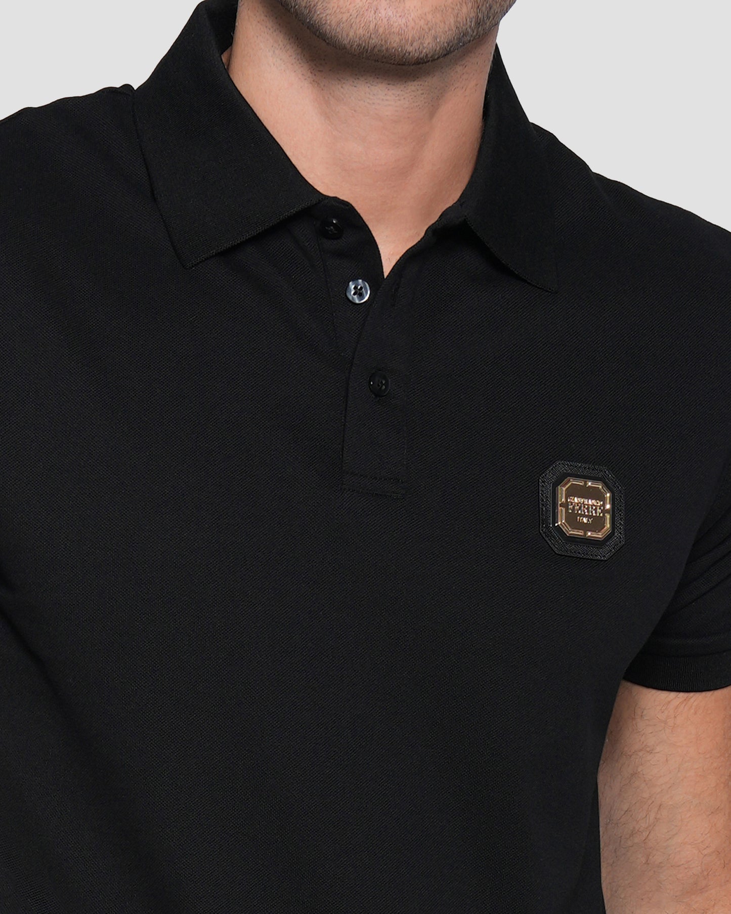 Rubber Patch Logo Polo