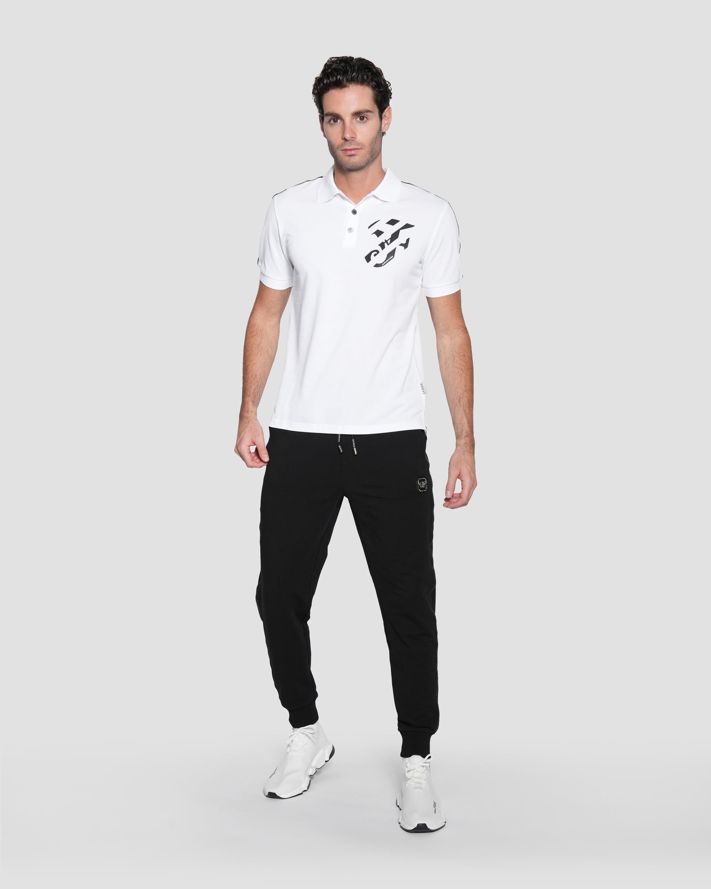 Printed Logo Polo Shirt
