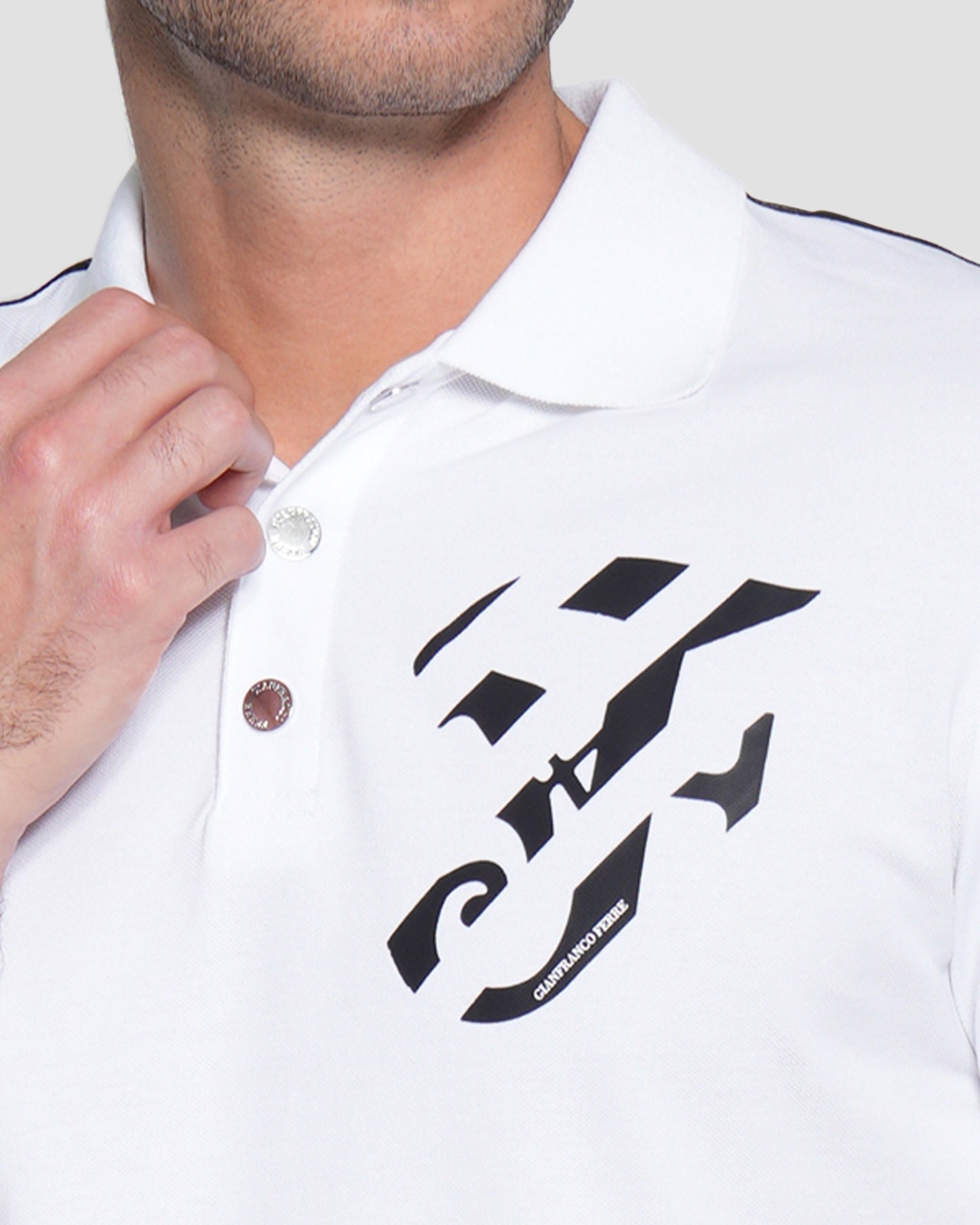 Printed Logo Polo Shirt