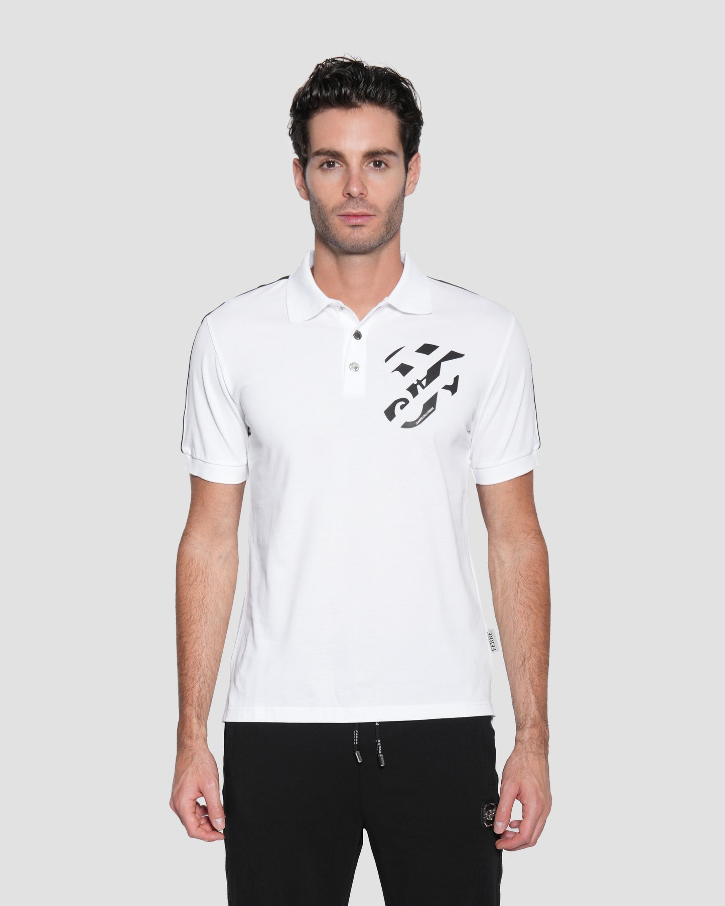 Printed Logo Polo Shirt