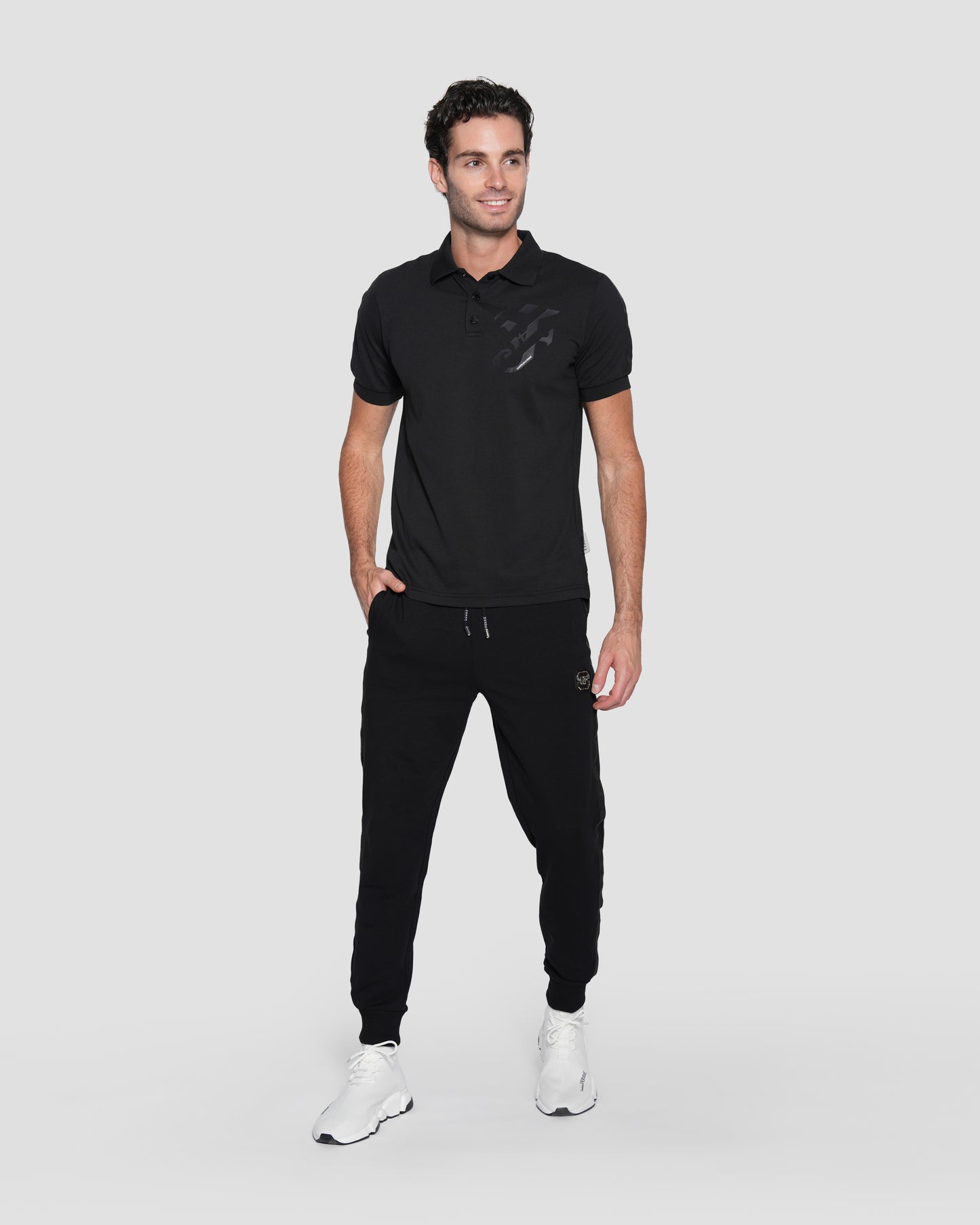 Printed Logo Polo Shirt