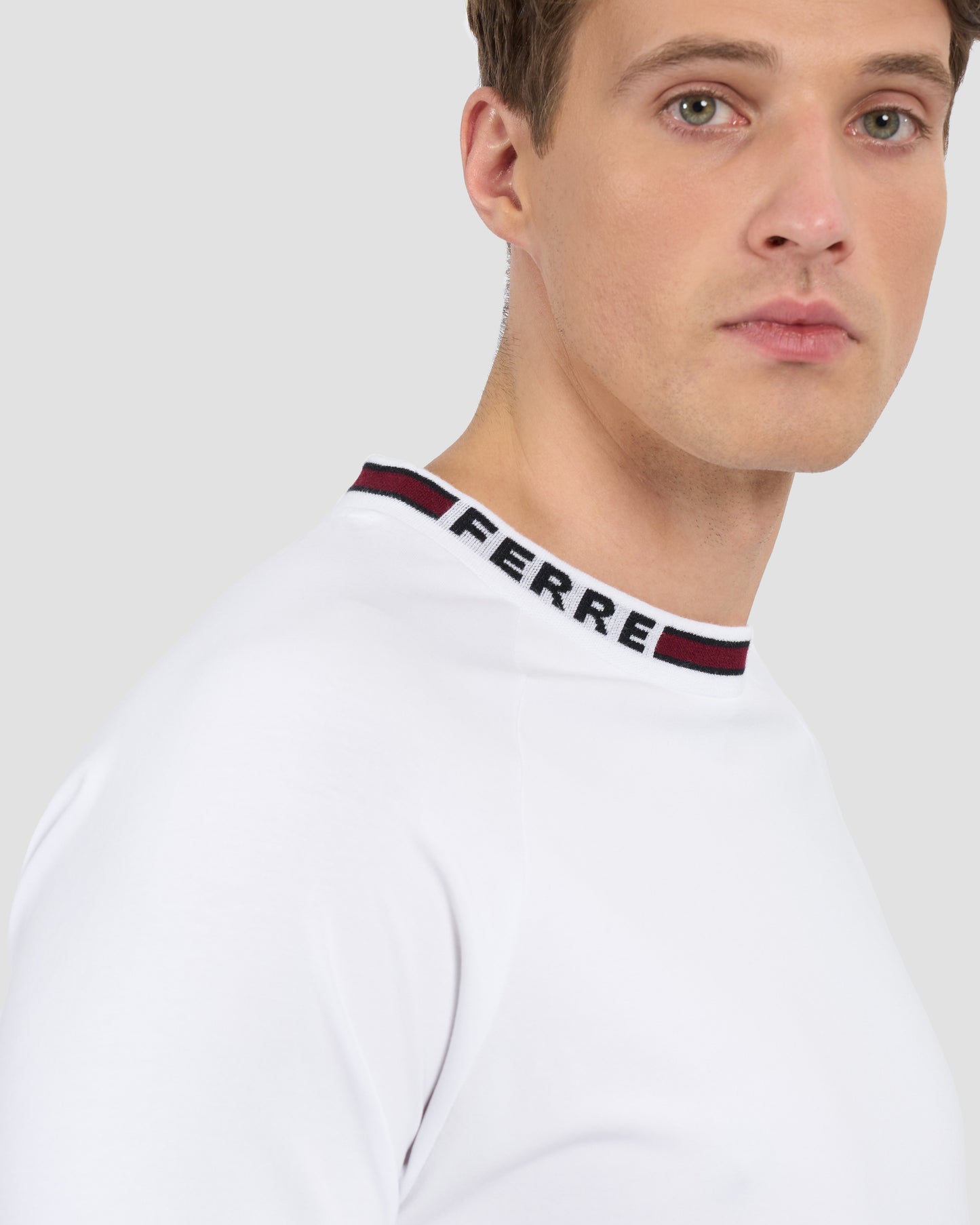 Ferré Ribbed Ringer Tee