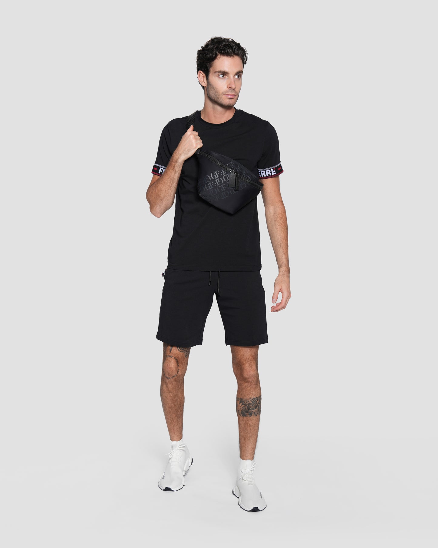 Contrast Logo Tape T-Shirt