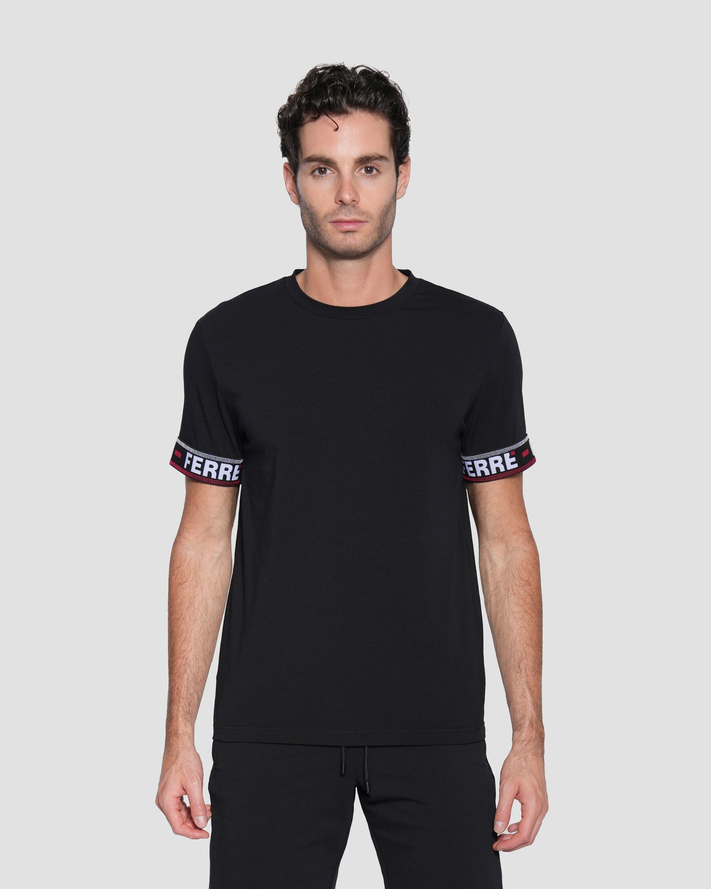 Contrast Logo Tape T-Shirt