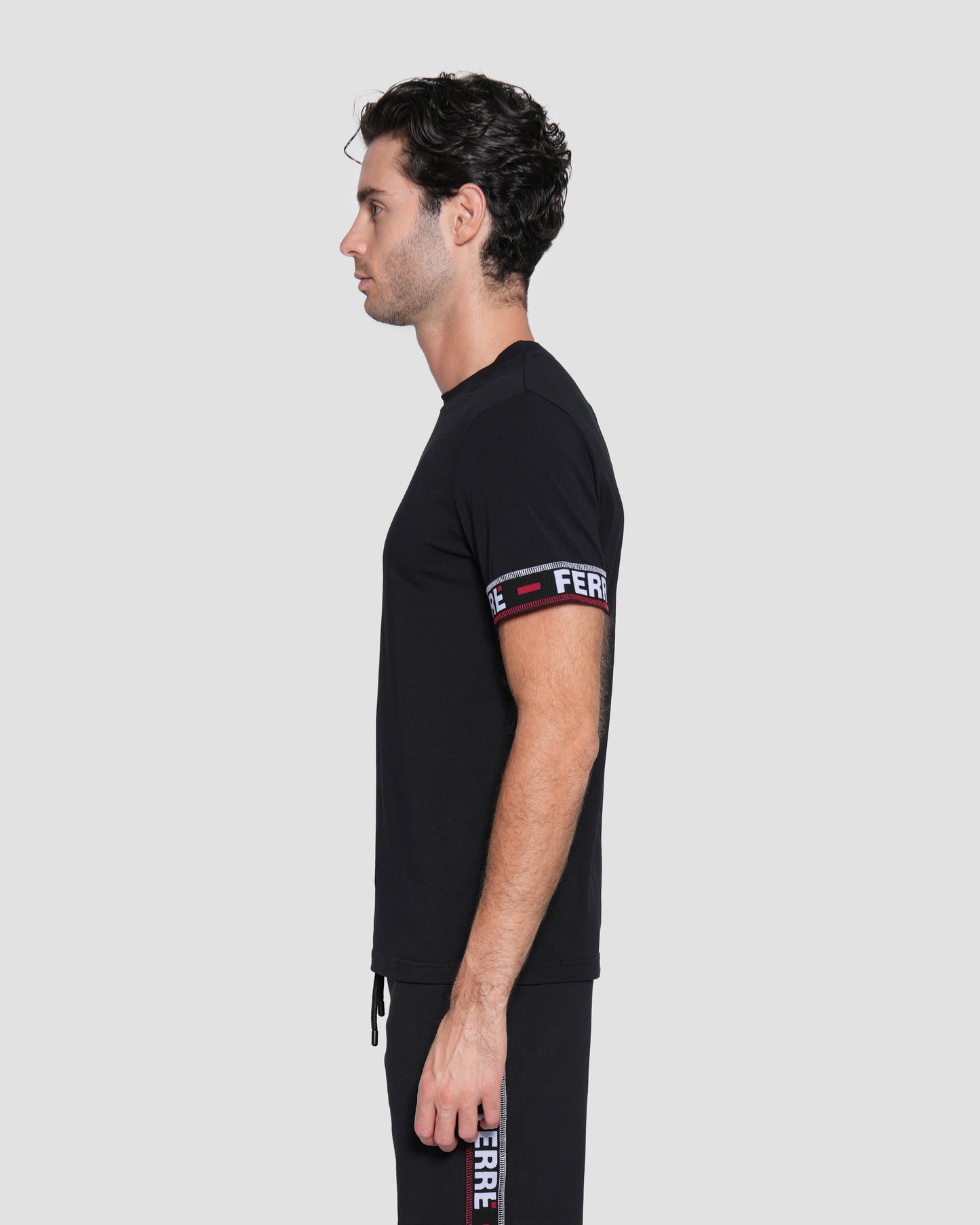 Contrast Logo Tape T-Shirt