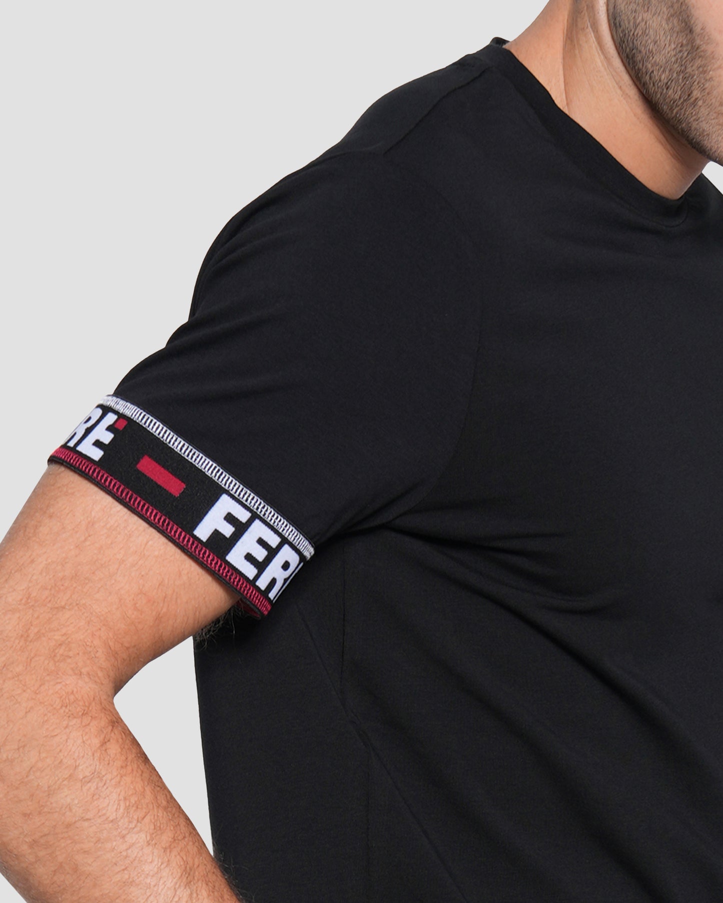 Contrast Logo Tape T-Shirt