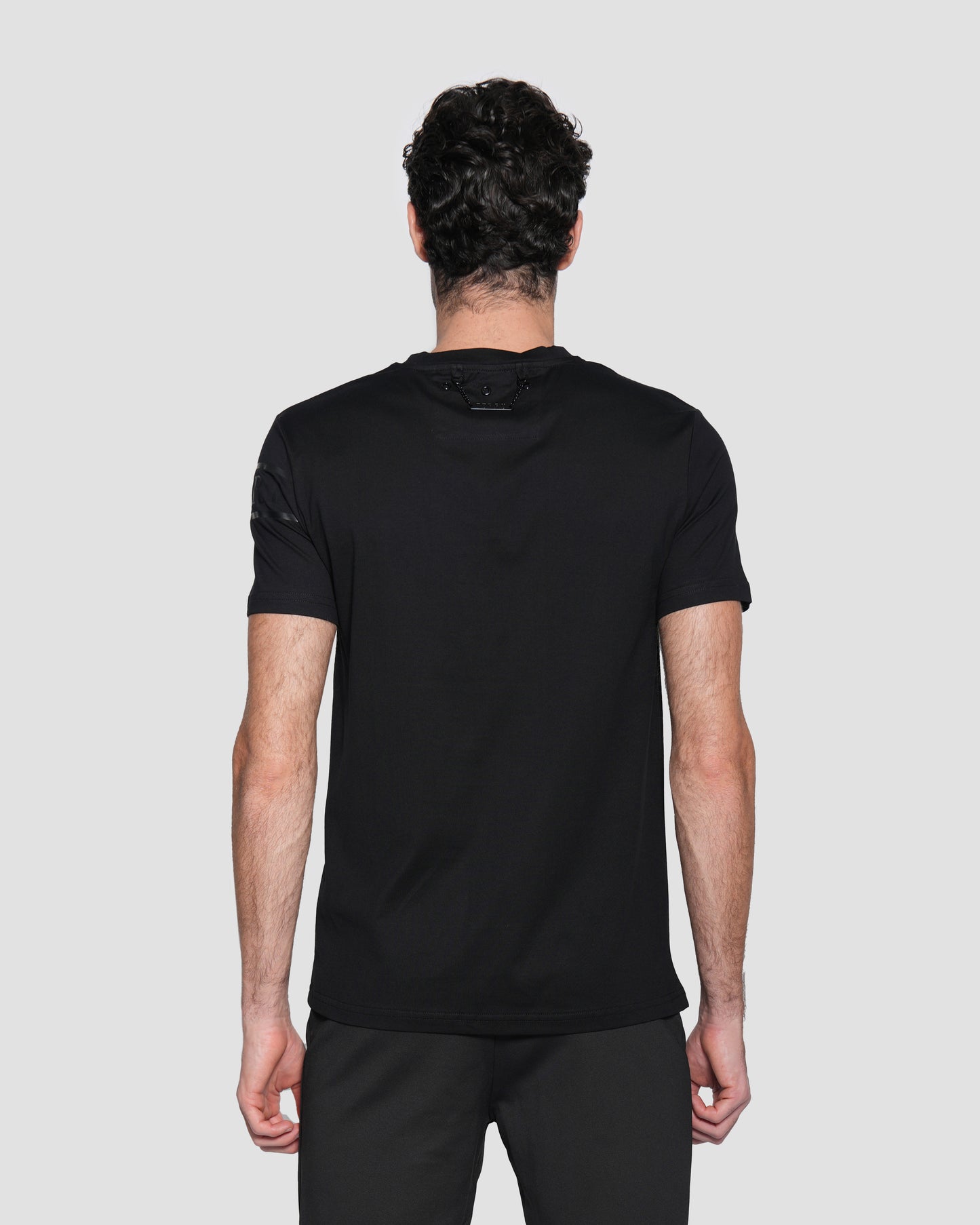 Logo Print Black T-shirt