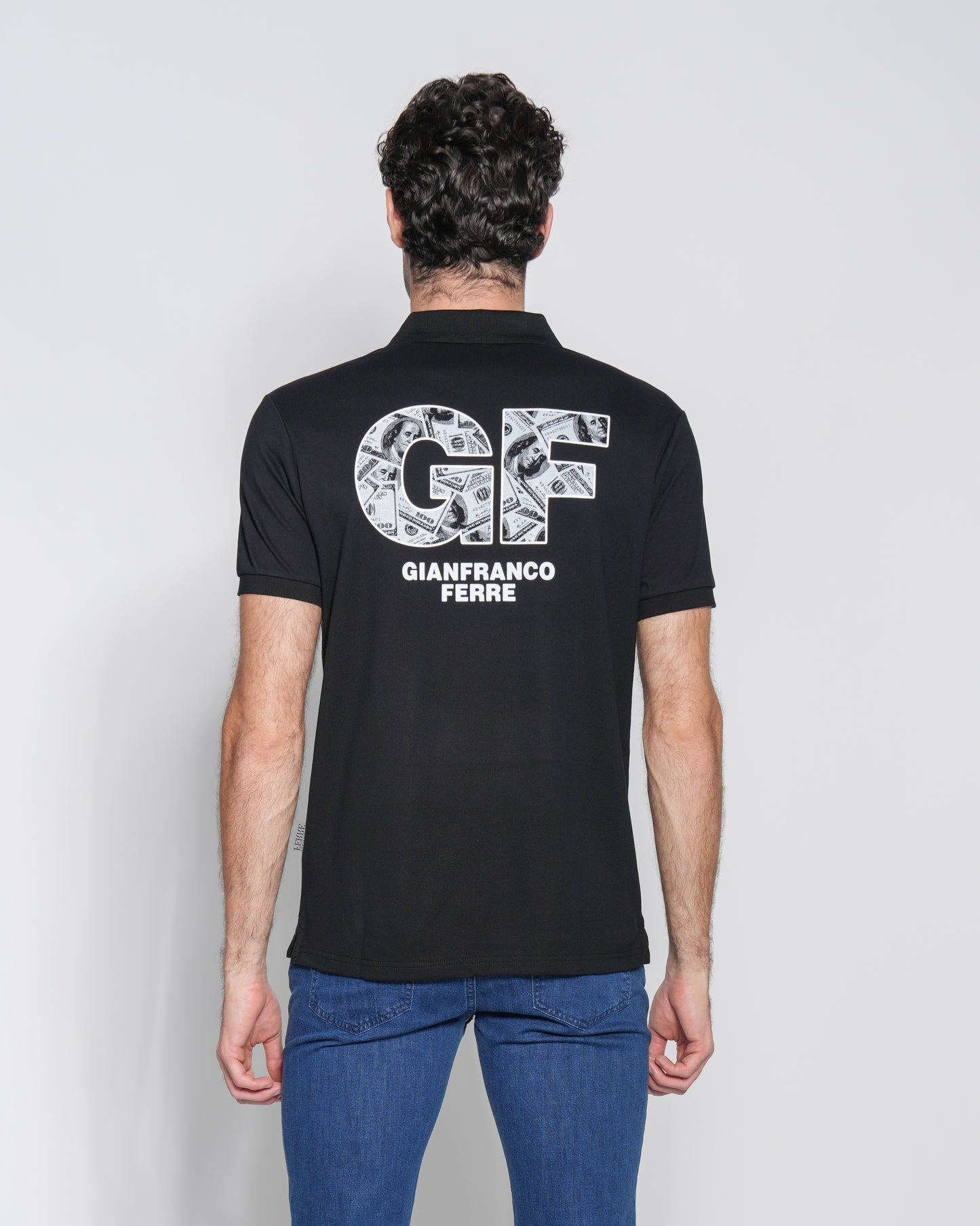 Graphic Print Polo Shirt