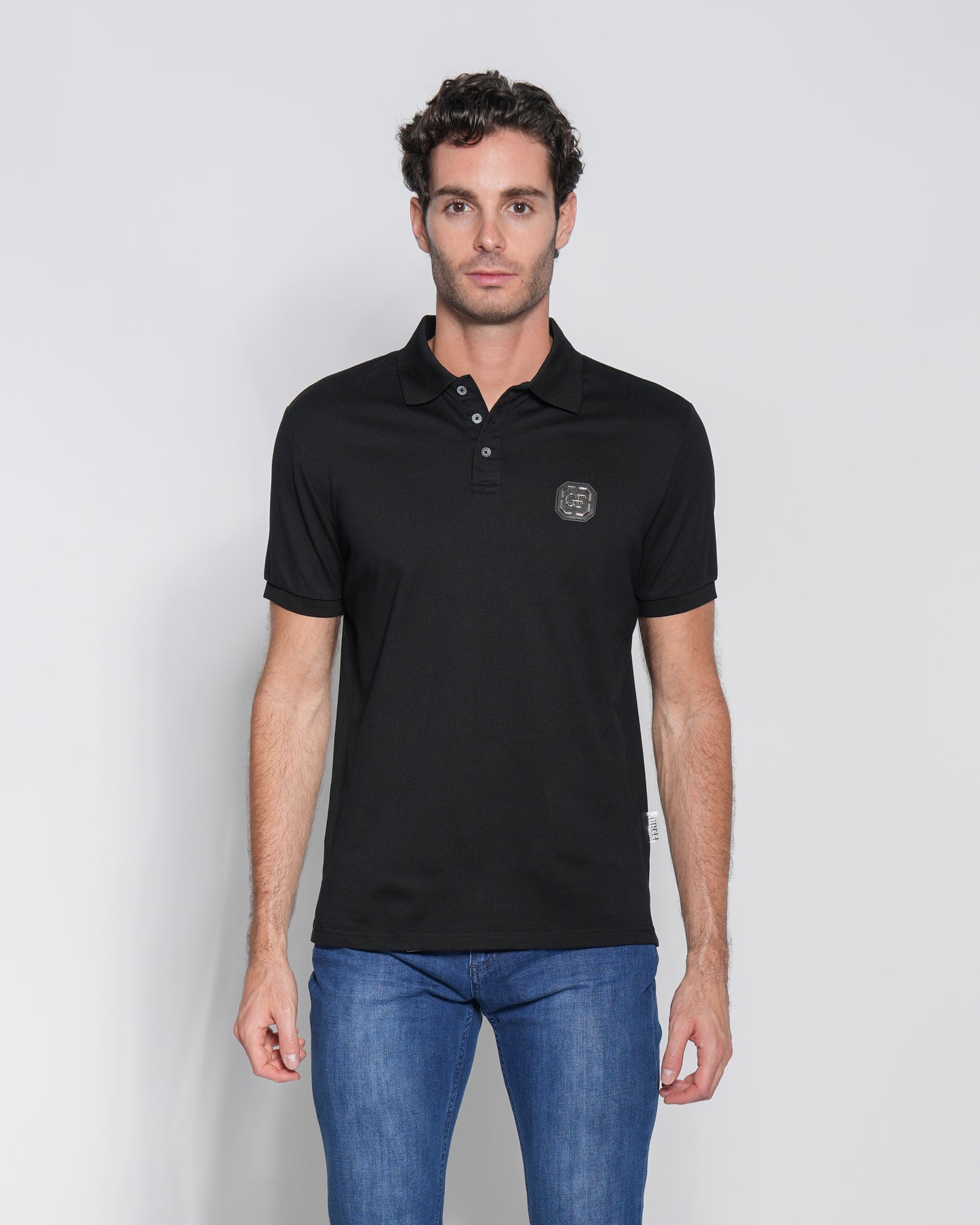 Graphic Print Polo Shirt