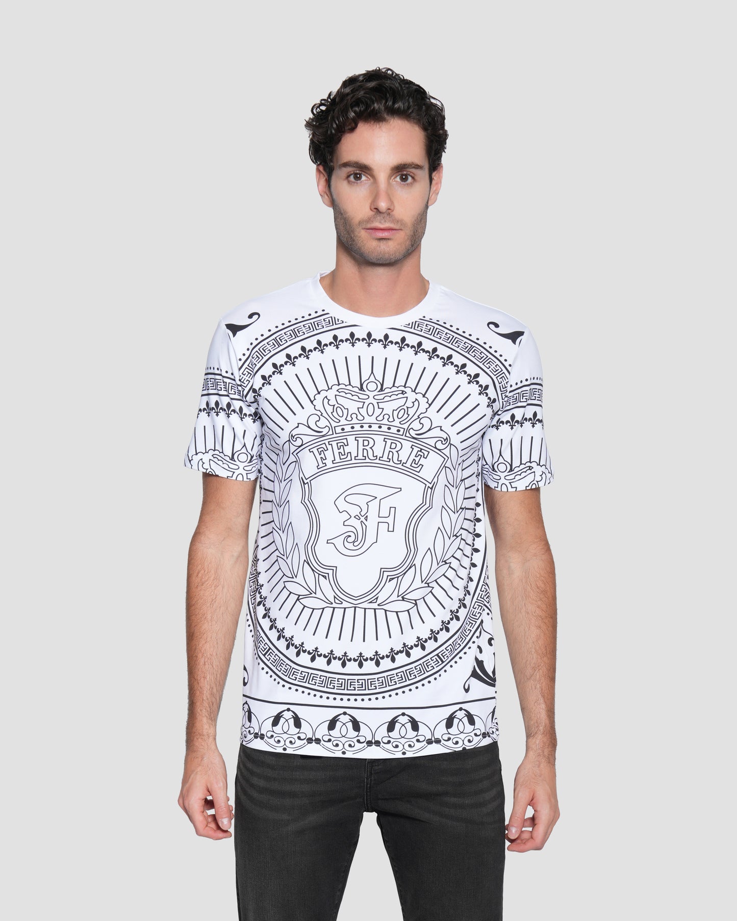 Imperial Emblem Print T-Shirt