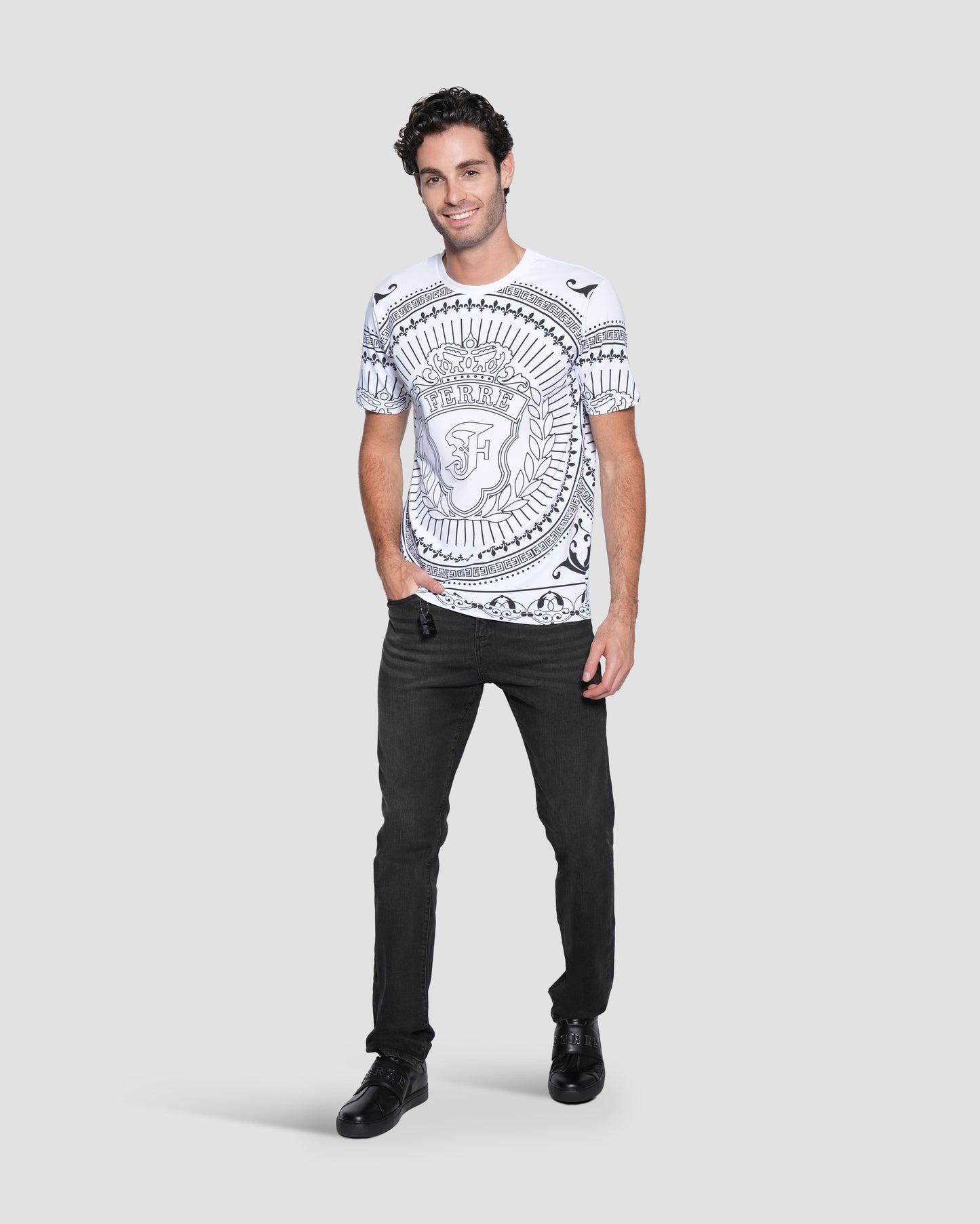 Imperial Emblem Print T-Shirt