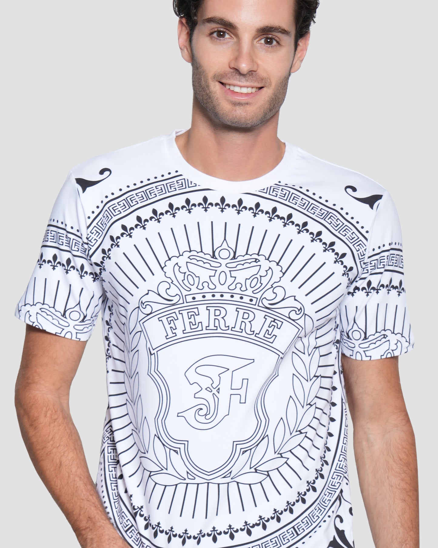 Imperial Emblem Print T-Shirt