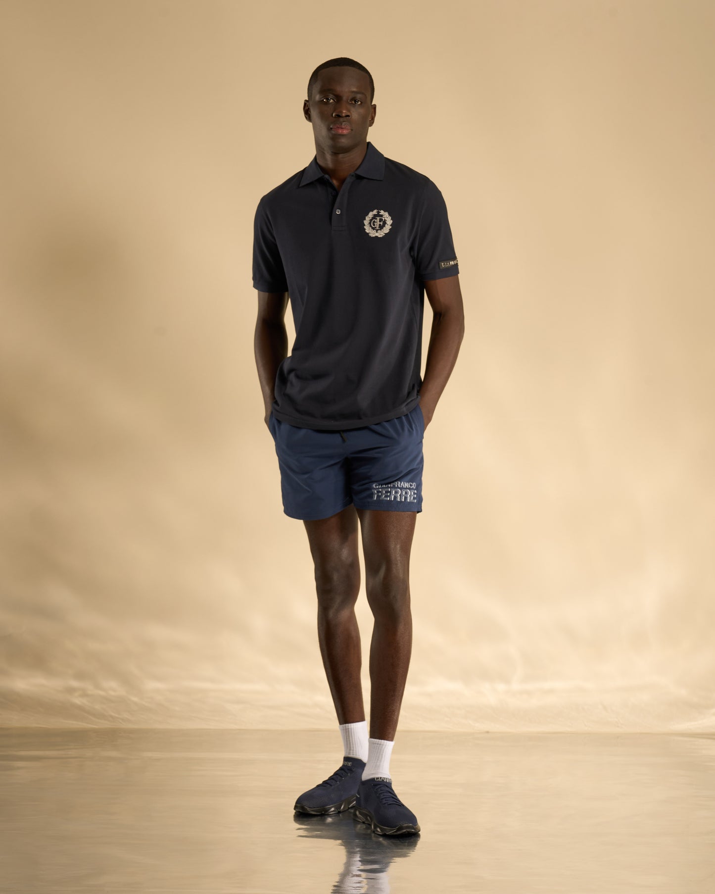 Embroidered Crest Polo Shirt
