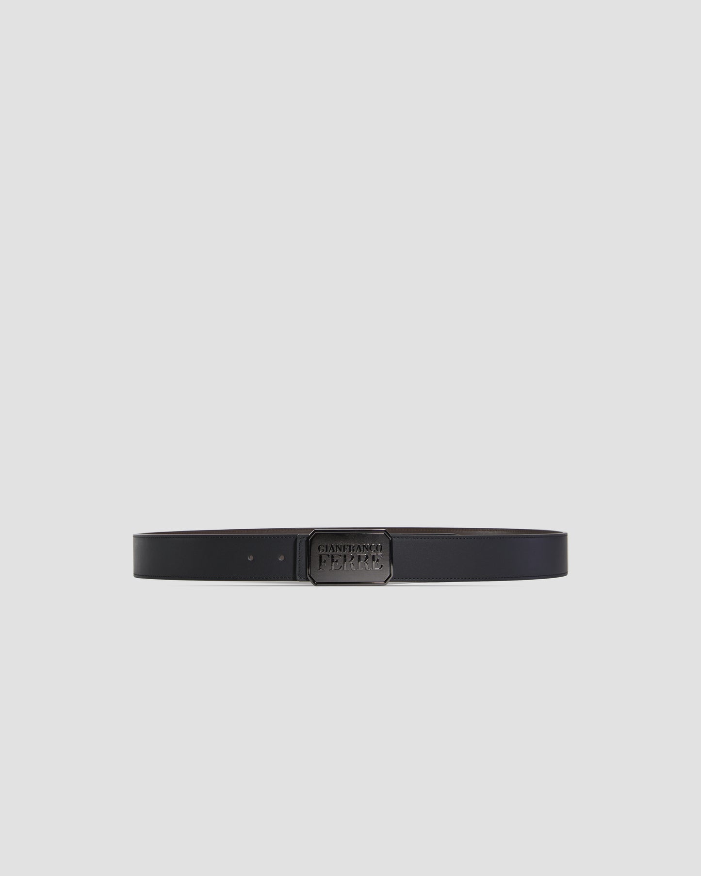 Metal Branding Square Buckle Belt