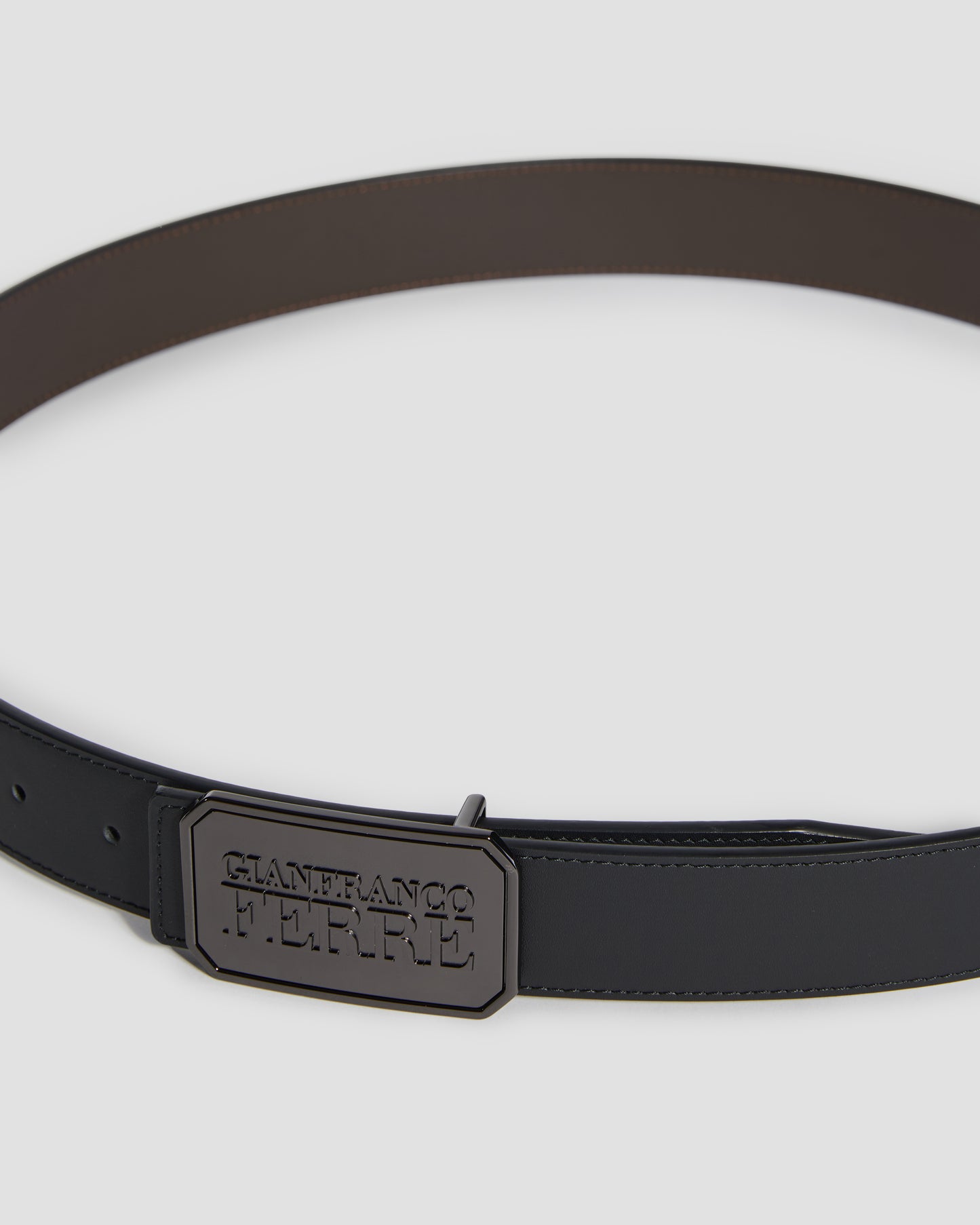 Metal Branding Square Buckle Belt