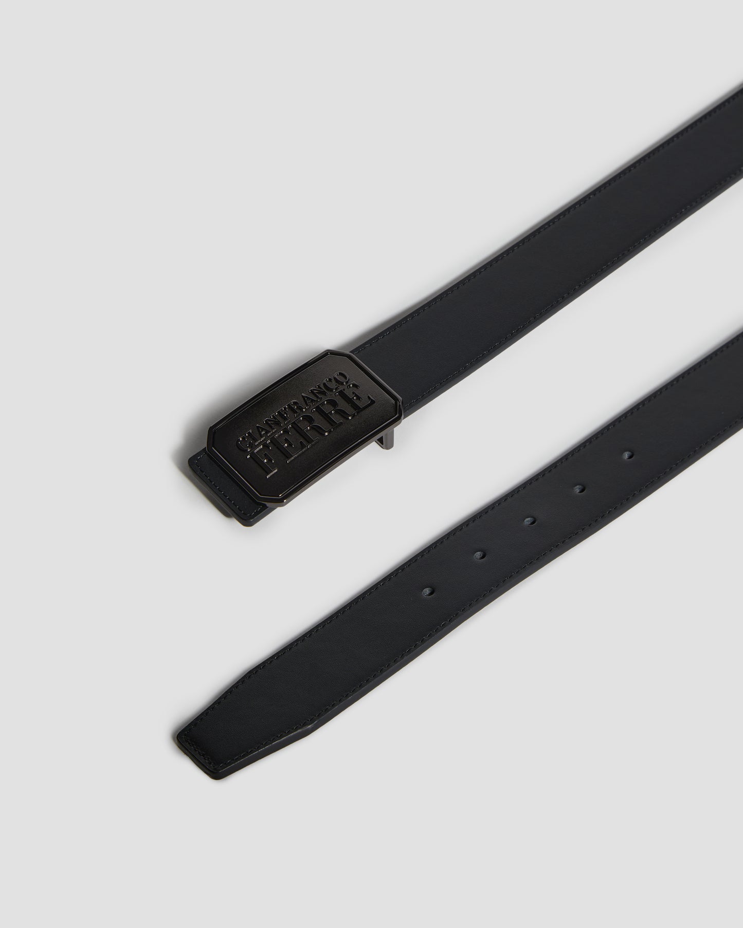 Metal Branding Square Buckle Belt