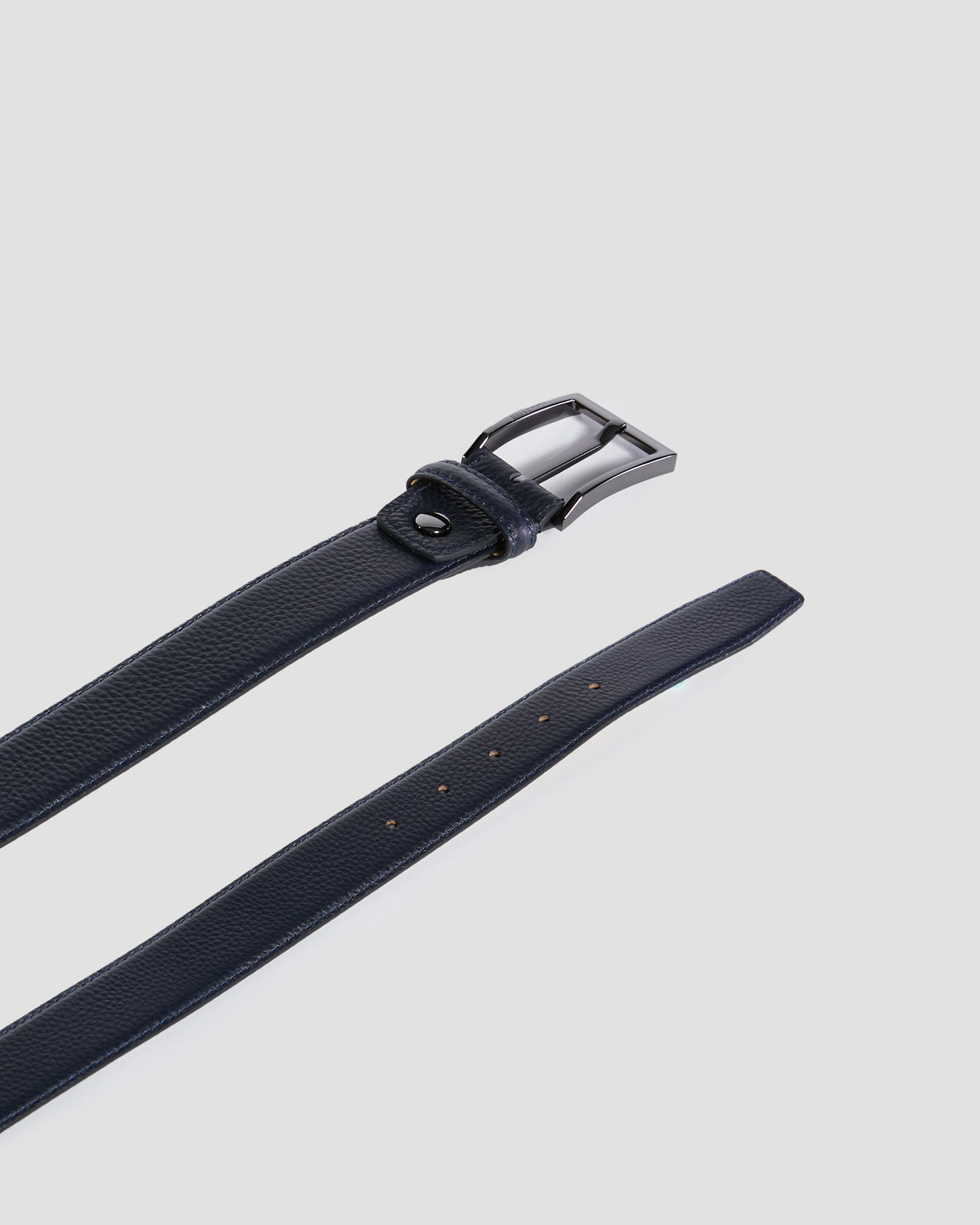 Pebbled Leather Finish Belt