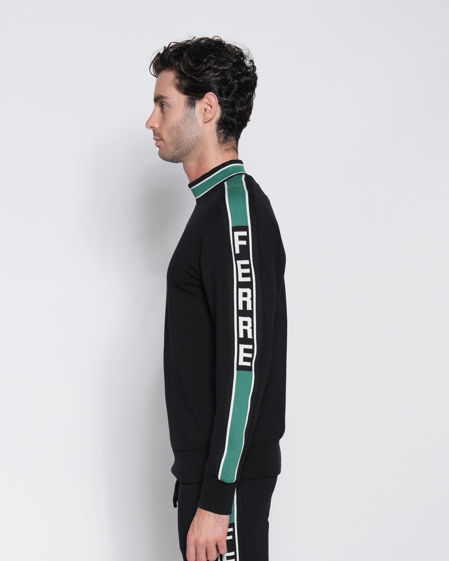 Jacquard Logo Tape Sweatshirt