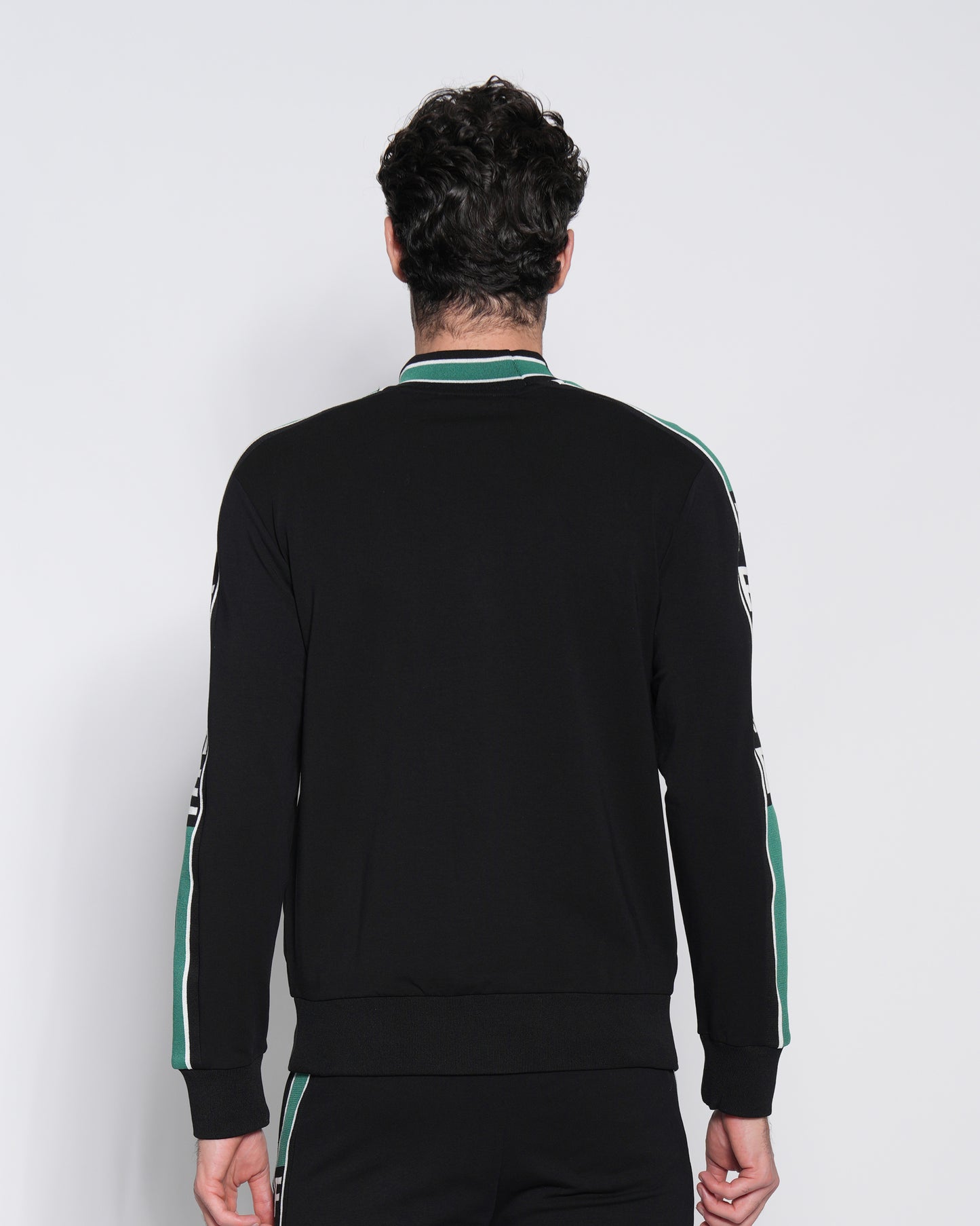 Jacquard Logo Tape Sweatshirt