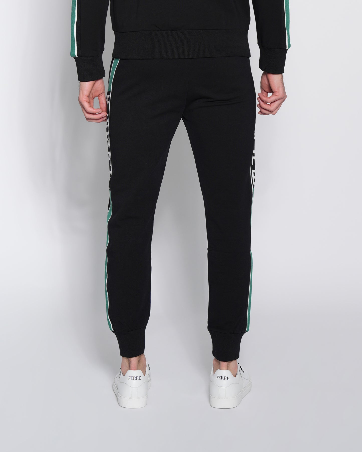 Jacquard Logo Tape Track Pants