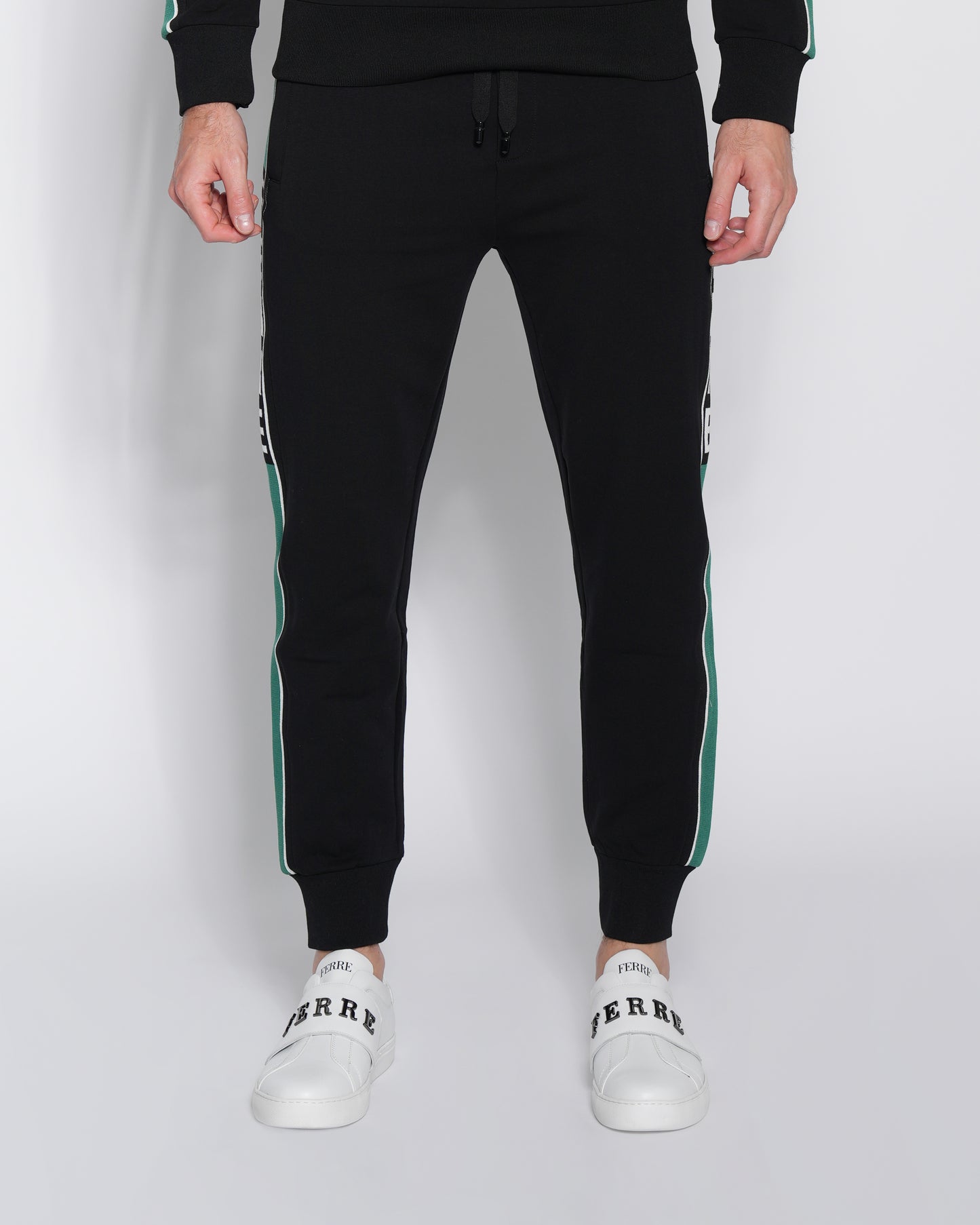 Jacquard Logo Tape Track Pants