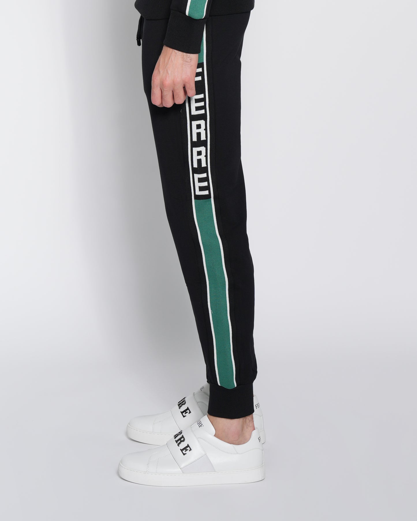 Jacquard Logo Tape Track Pants